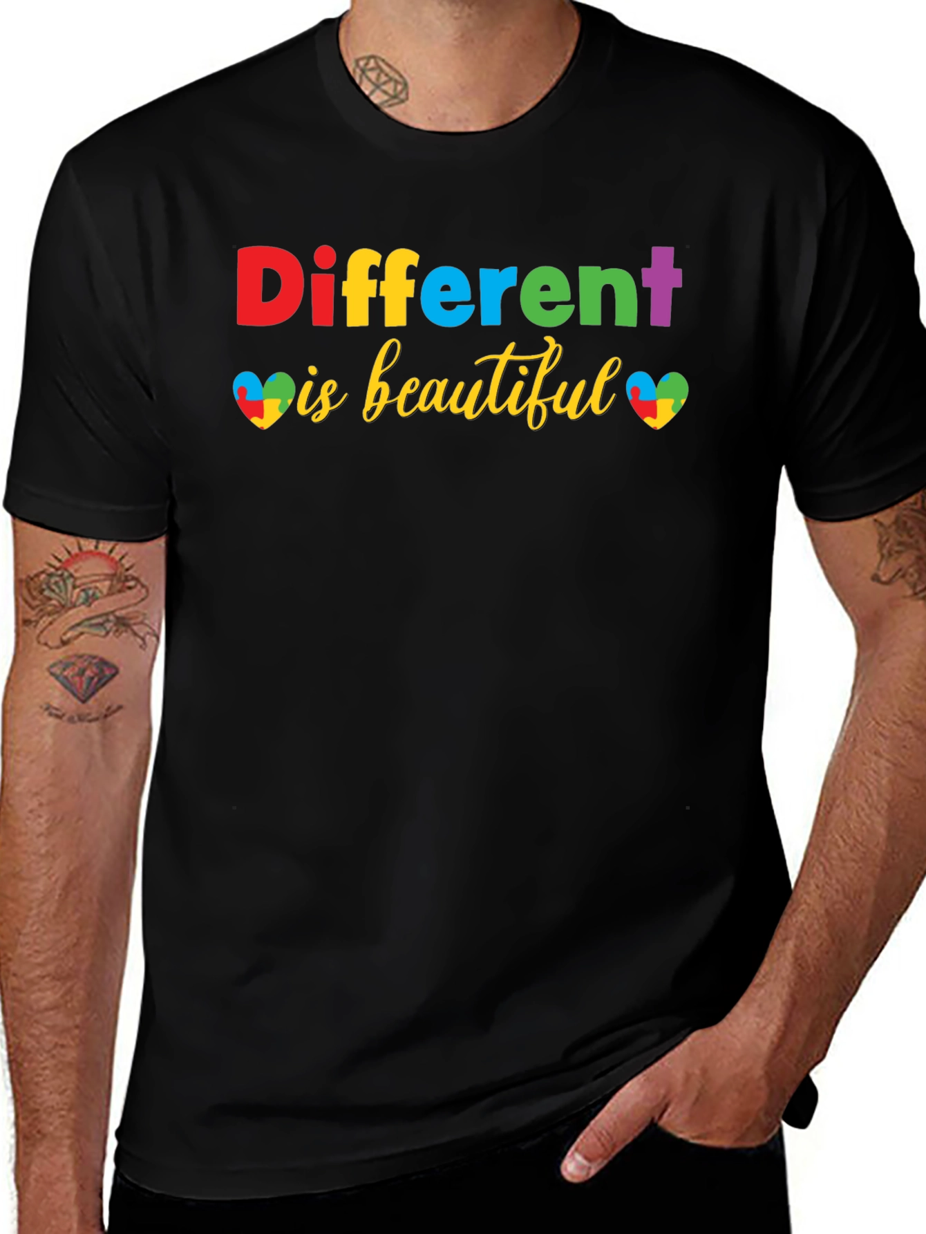 Different is Beautiful Autism Awareness T-Shirt