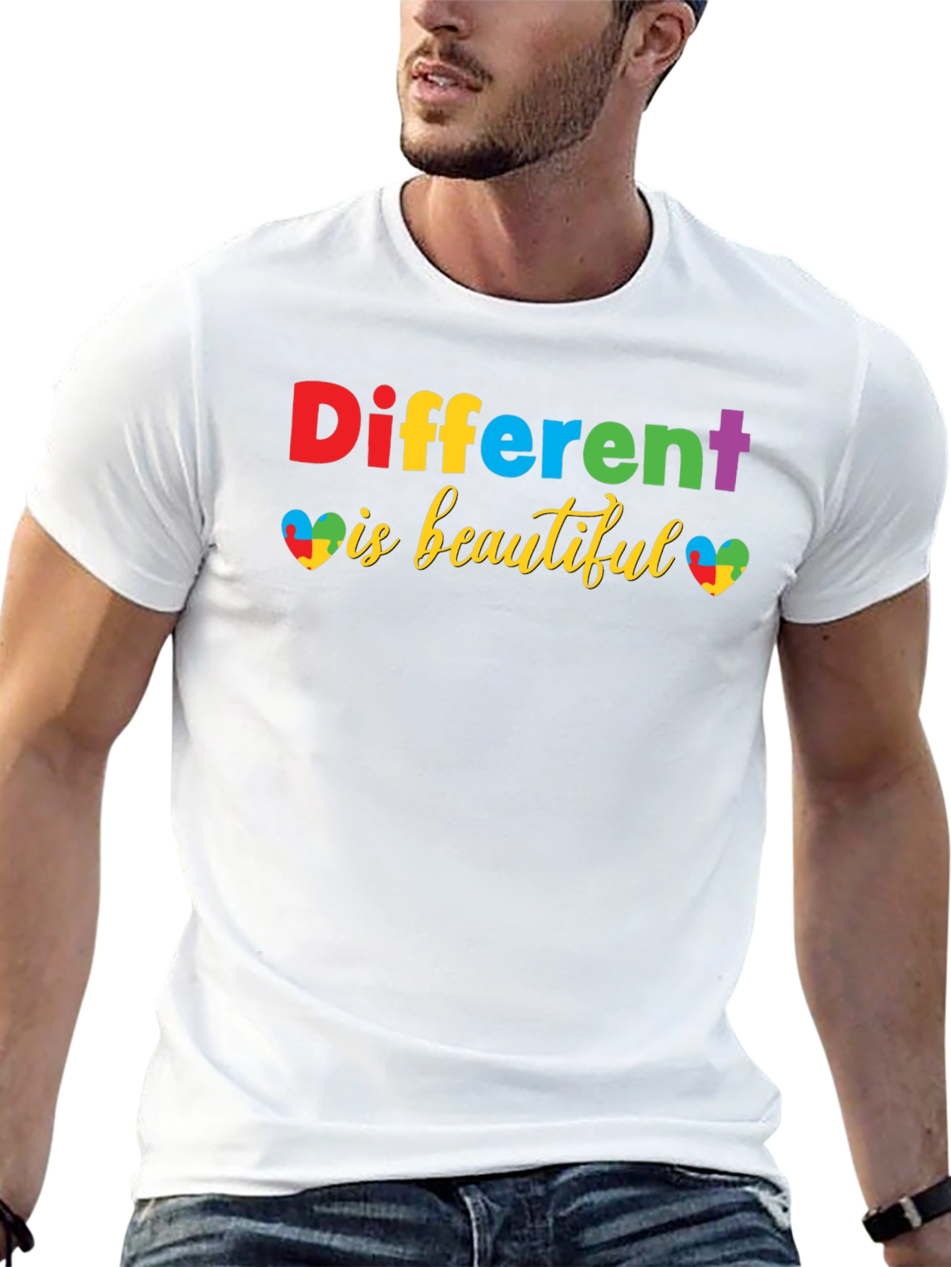 Different is Beautiful Autism Awareness T-Shirt