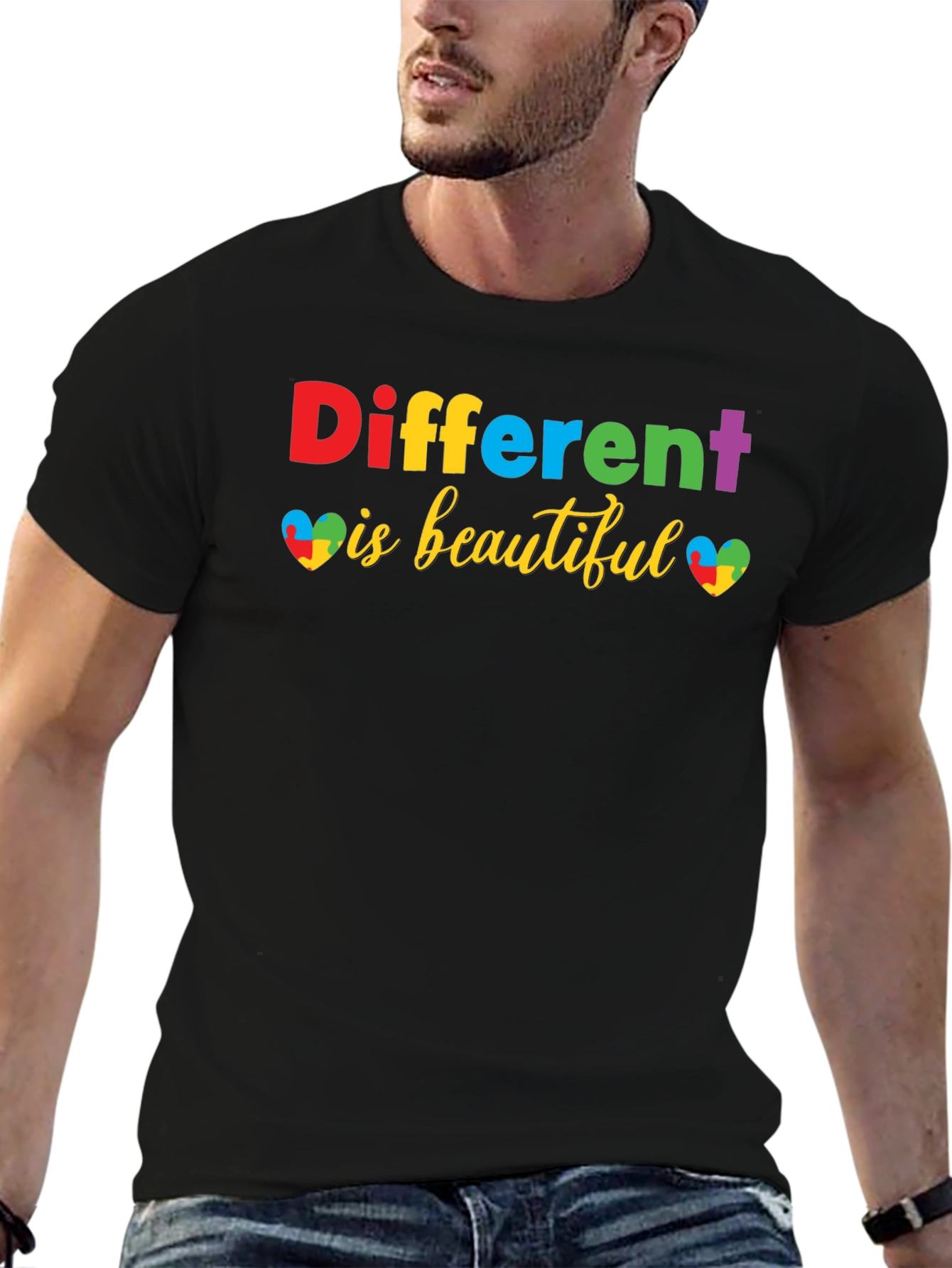 Different is Beautiful Autism Awareness T-Shirt