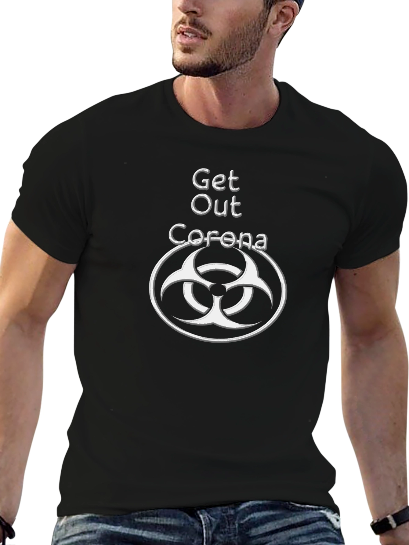 Get Out Corona Novelty T-Shirt