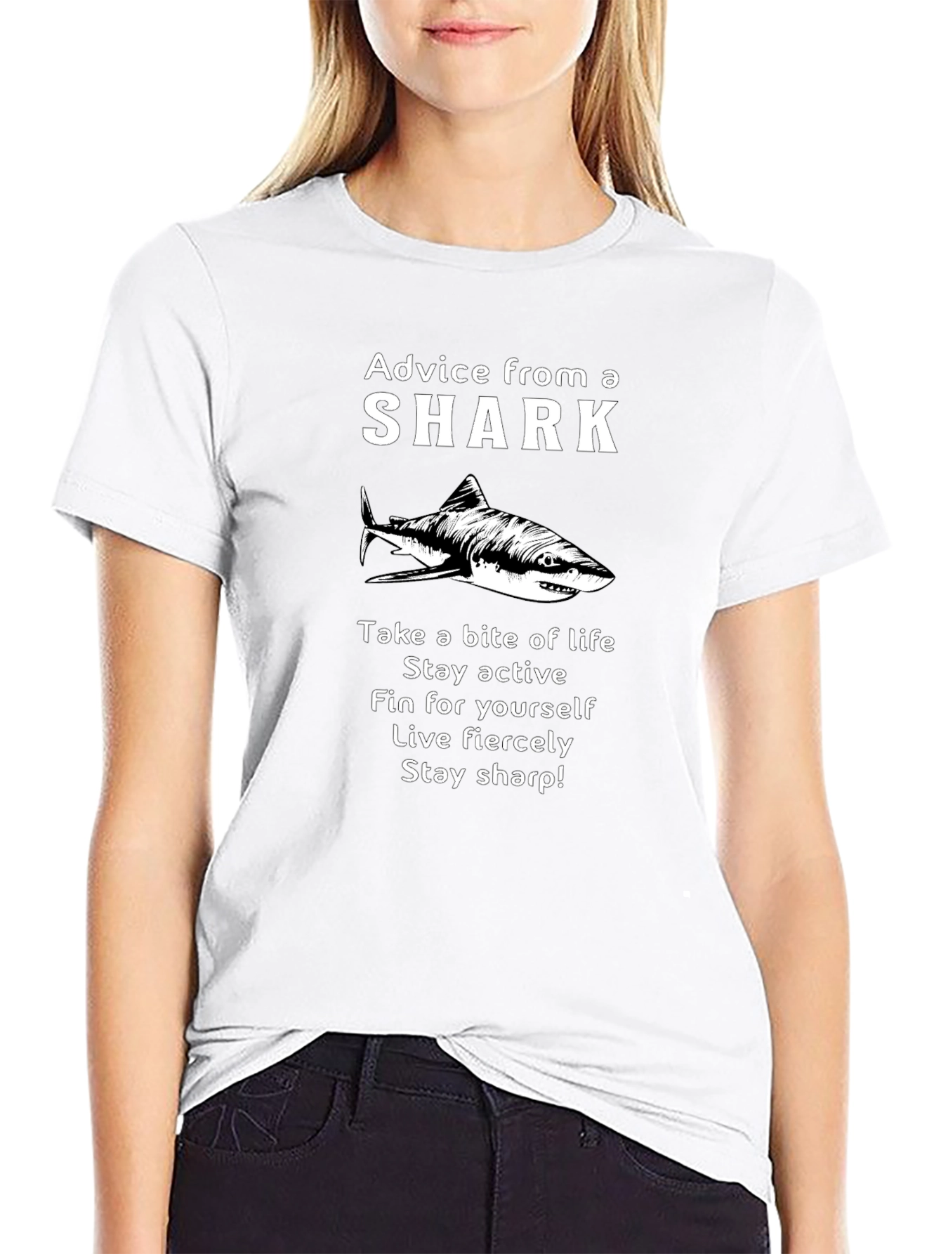 Advice from a Shark Graphic T-Shirt