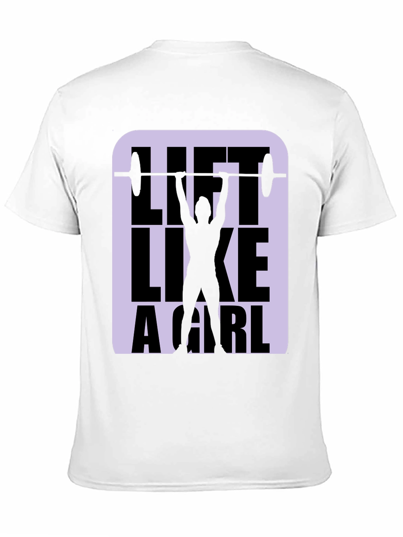 Lift Like A Girl - Black Graphic Tee