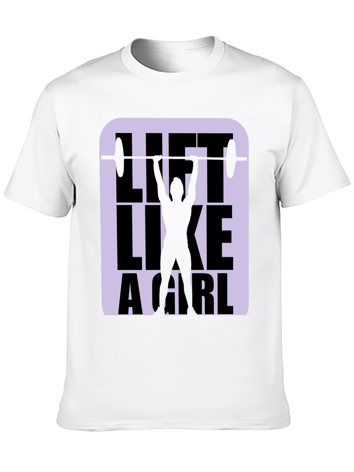Lift Like A Girl - Black Graphic Tee