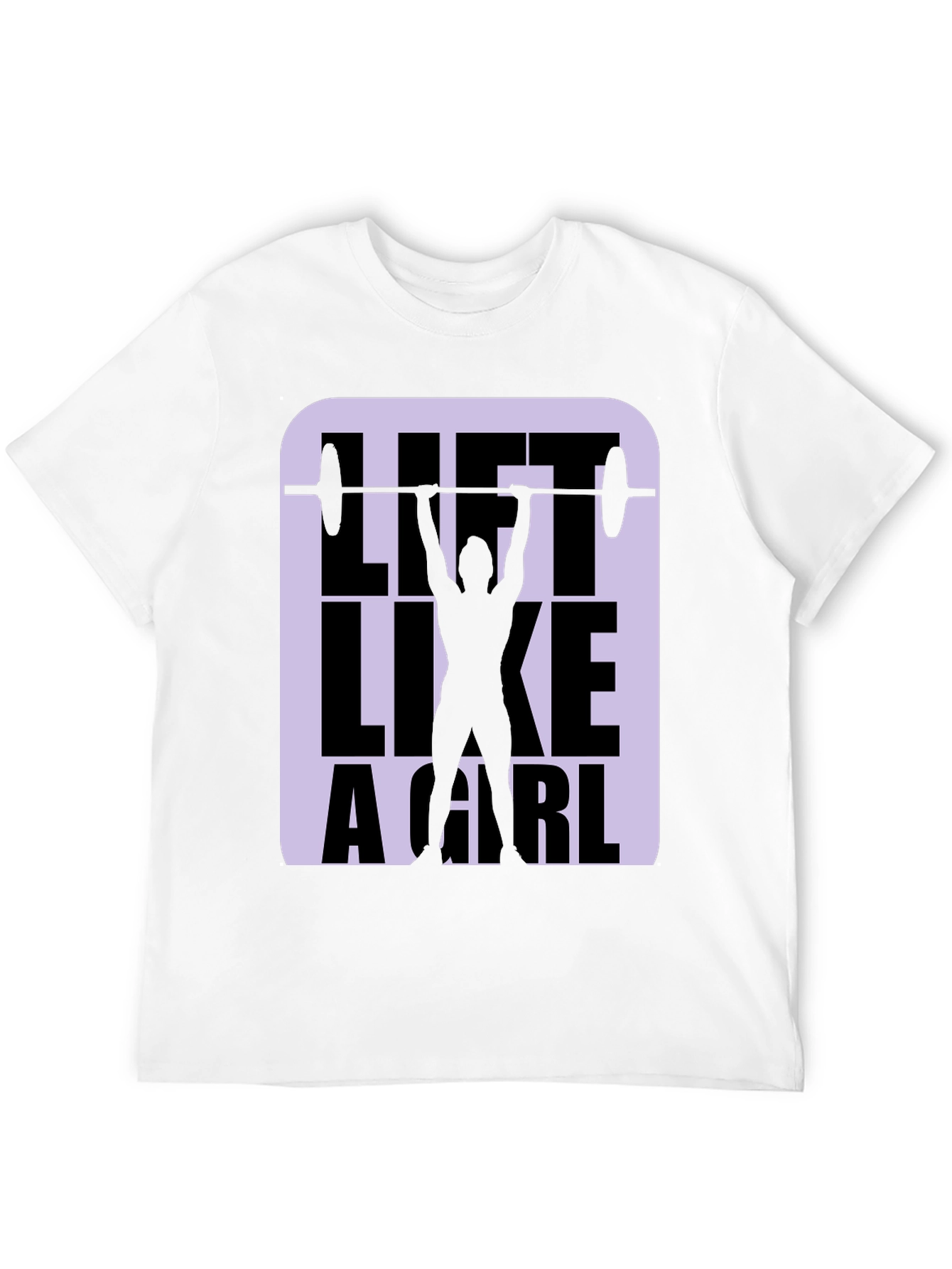 Lift Like A Girl - Black Graphic Tee