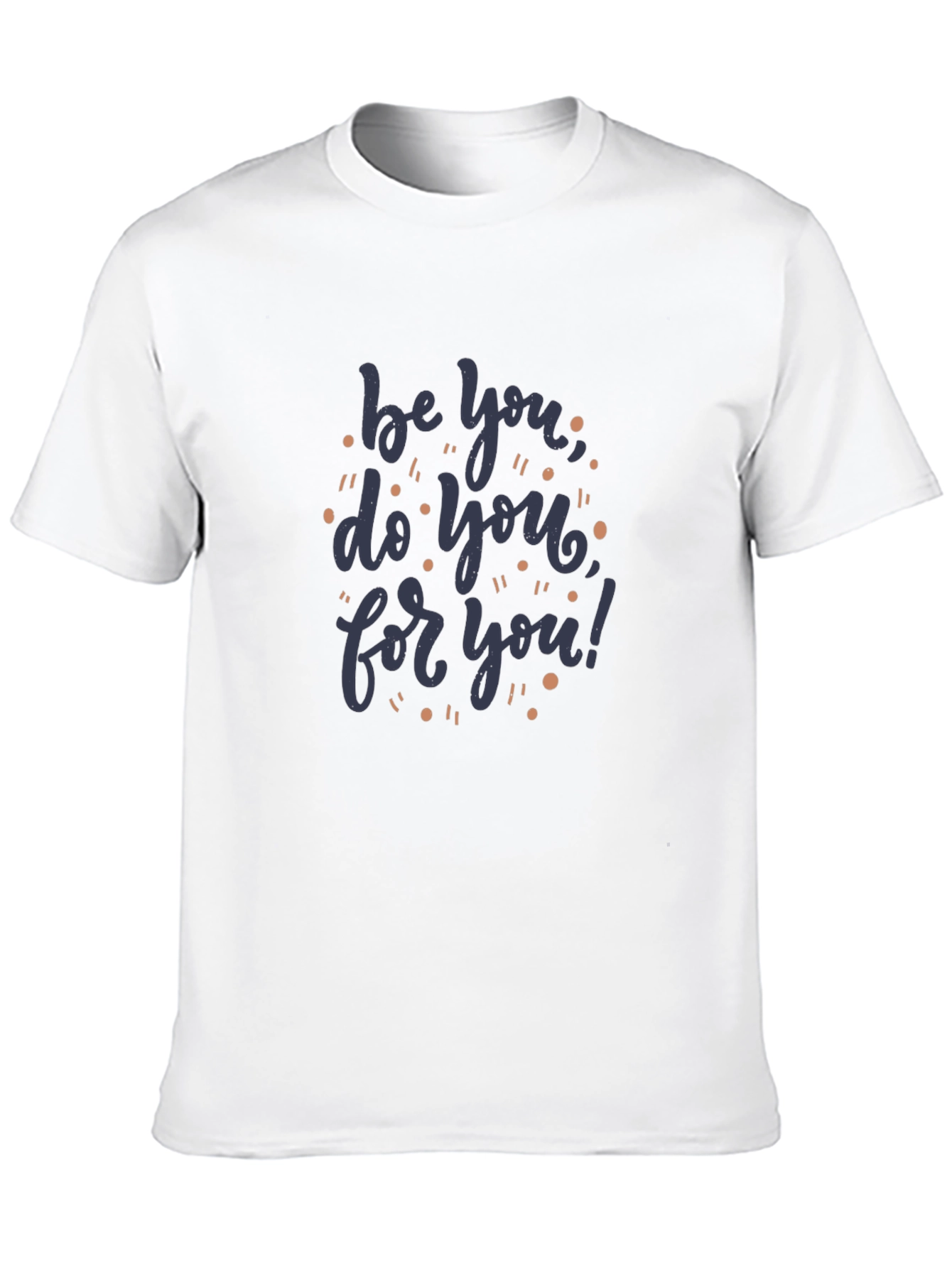Inspirational Be You Do You Black Cotton T-Shirt