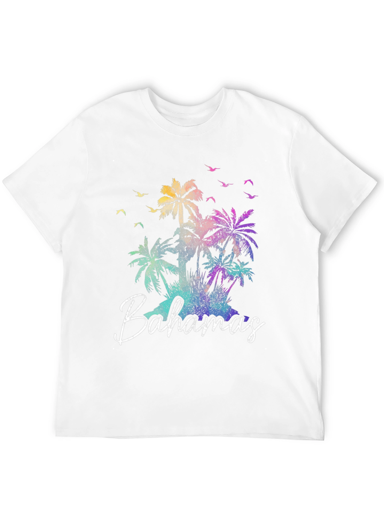 Bahamas Palm Tree Graphic T-Shirt