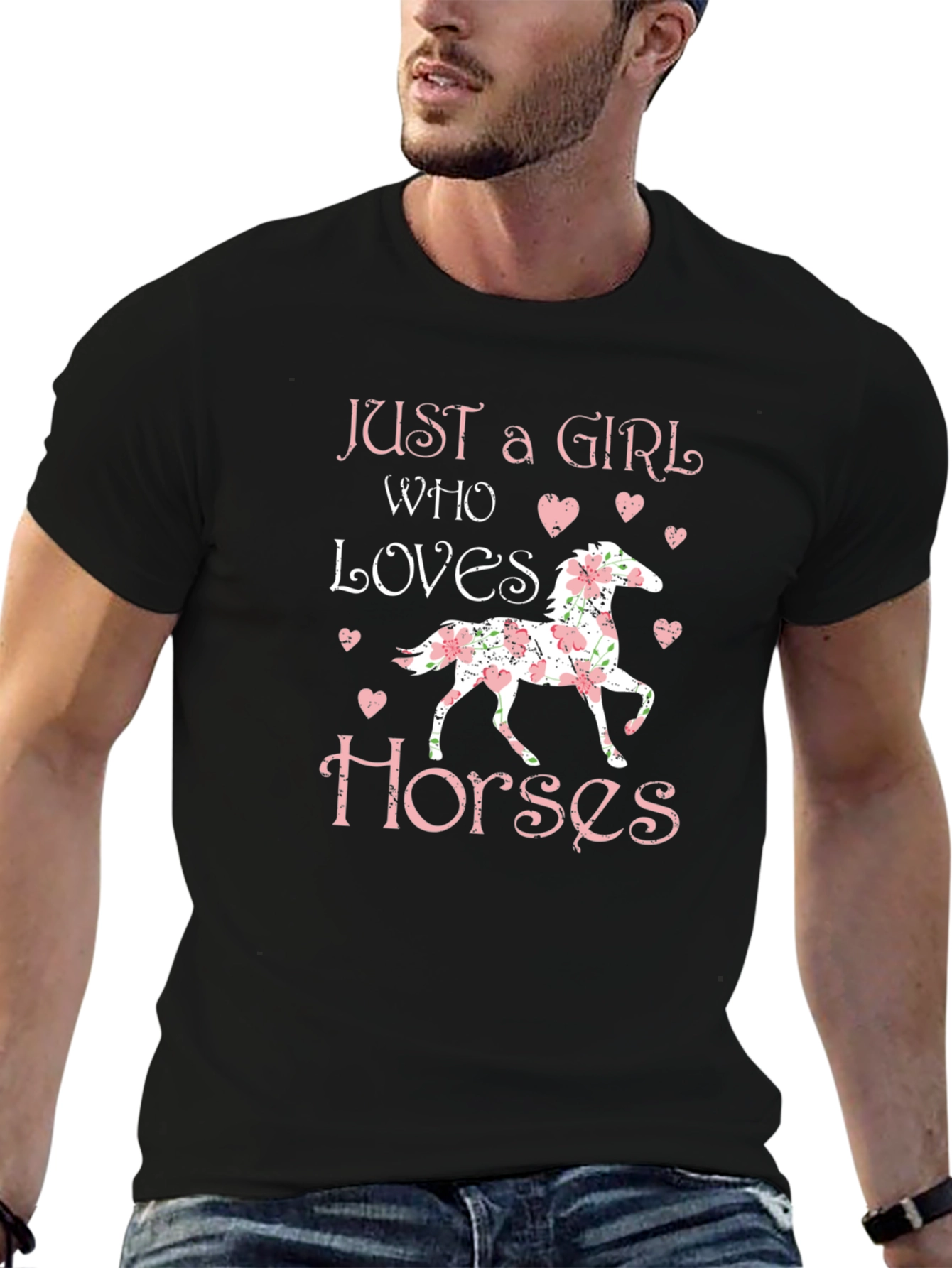 Just A Girl Who Loves Horses T-Shirt