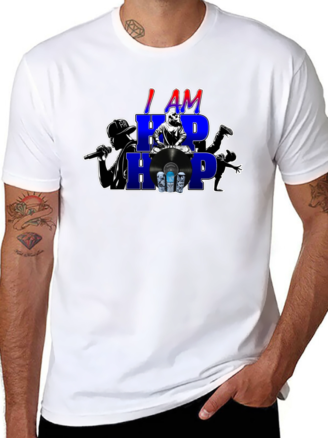 I AM HIP HOP Graphic T-Shirt