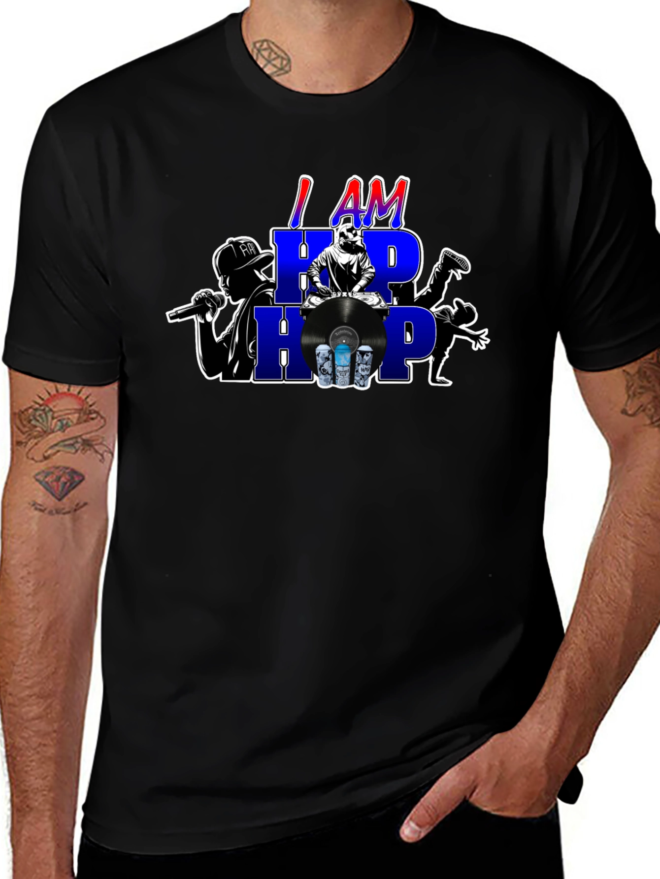 I AM HIP HOP Graphic T-Shirt