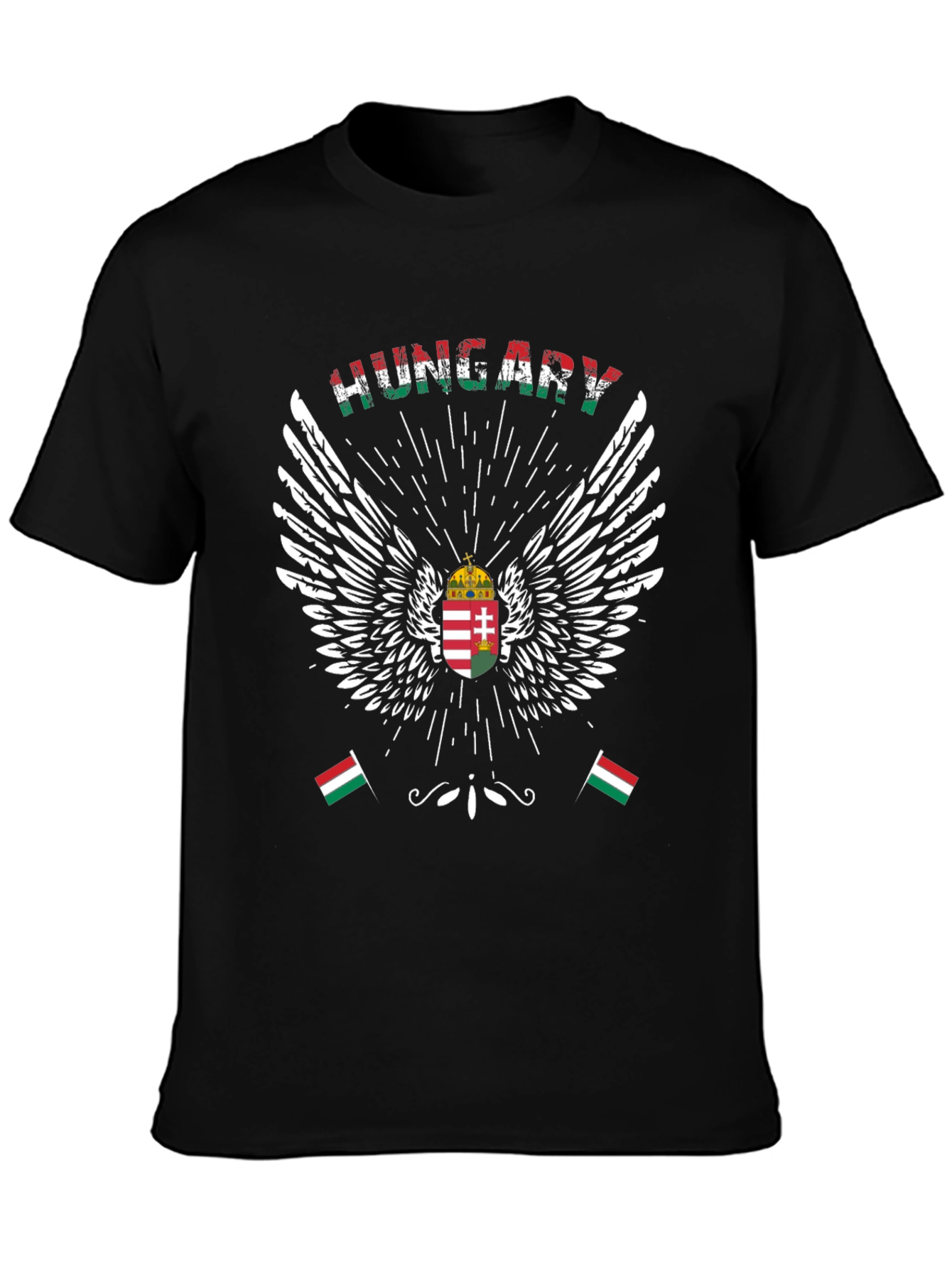 Hungary Flag Wings T-Shirt