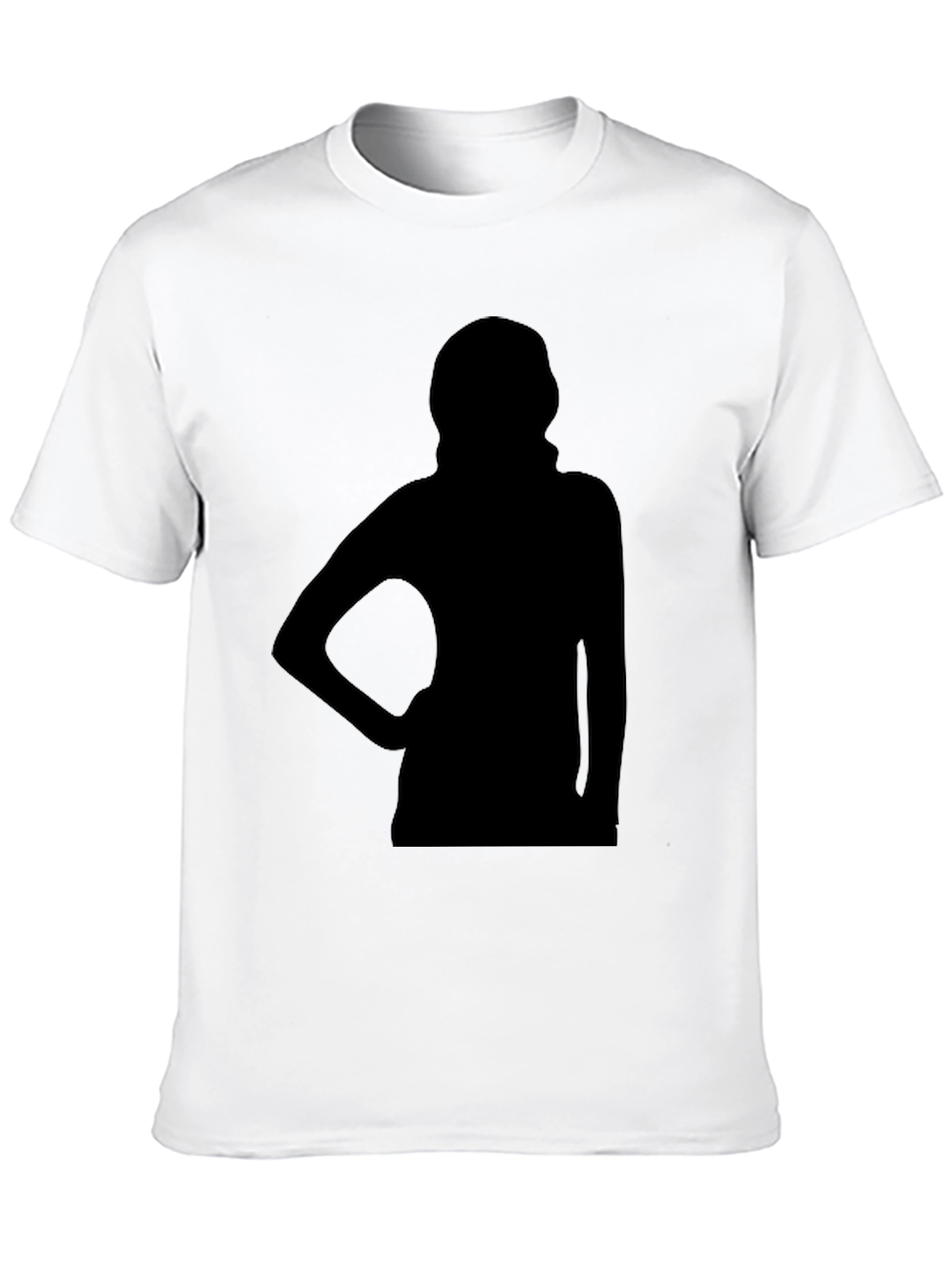 Black Silhouette Graphic T-Shirt