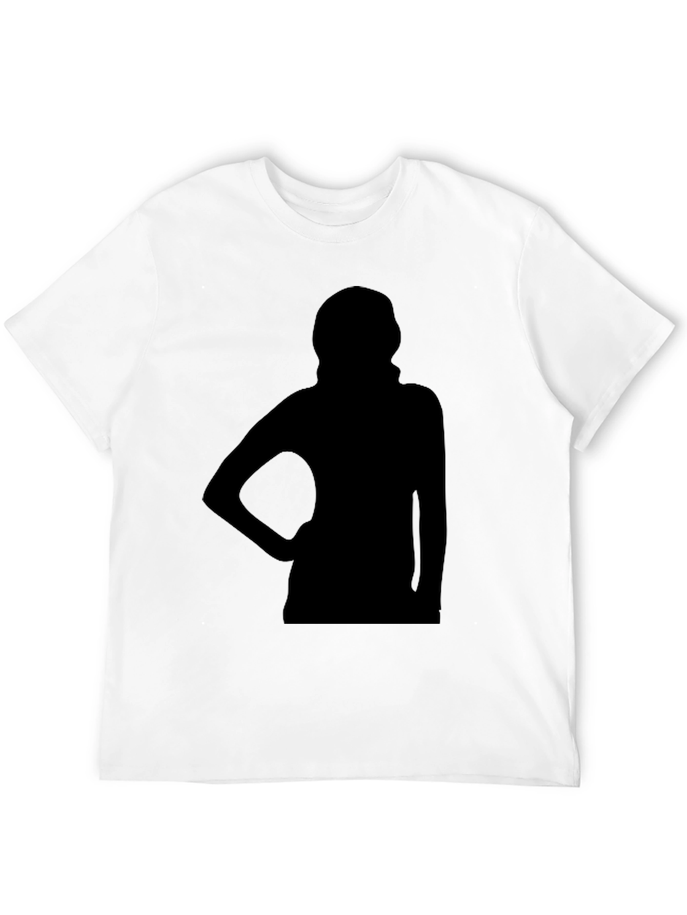 Black Silhouette Graphic T-Shirt