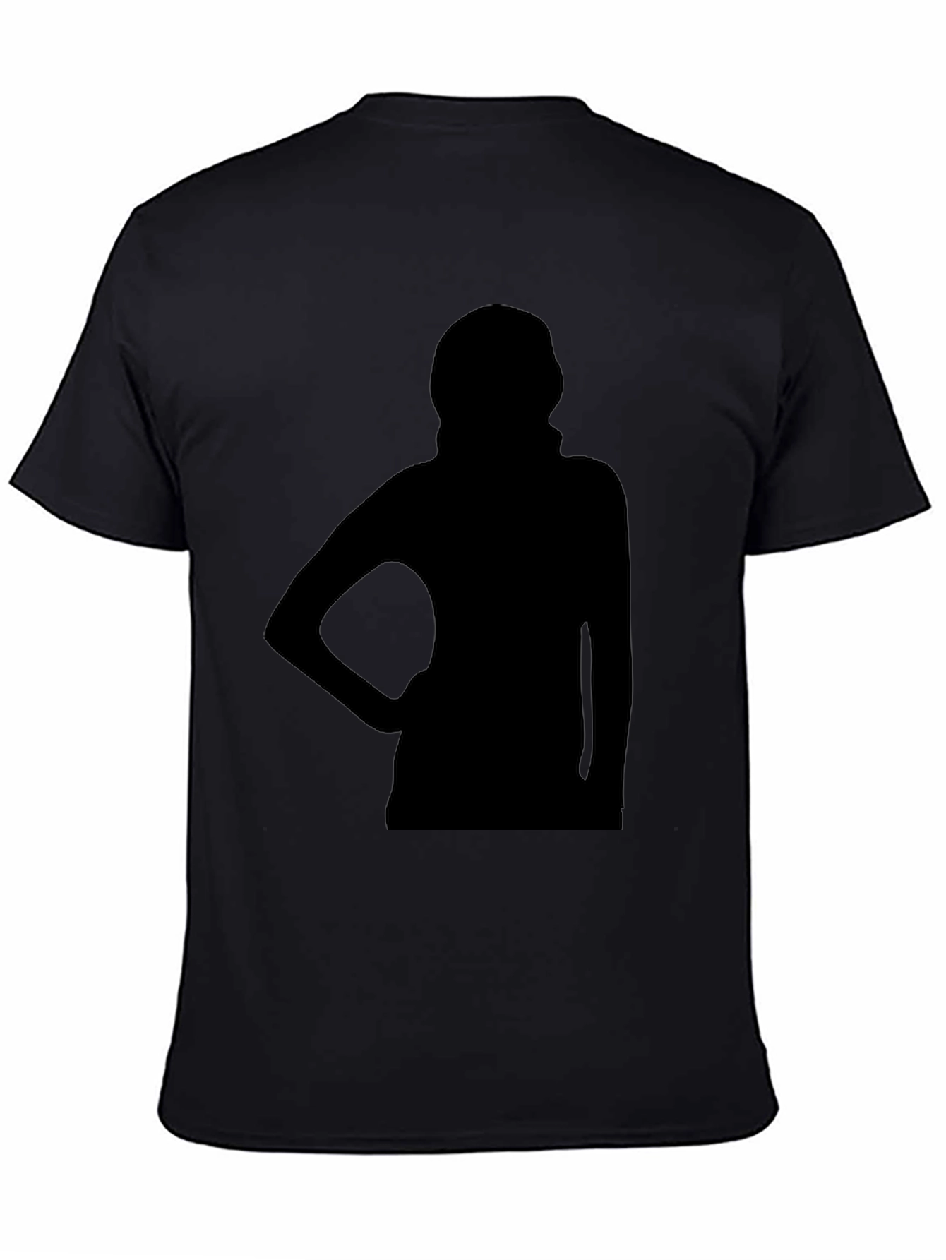 Black Silhouette Graphic T-Shirt