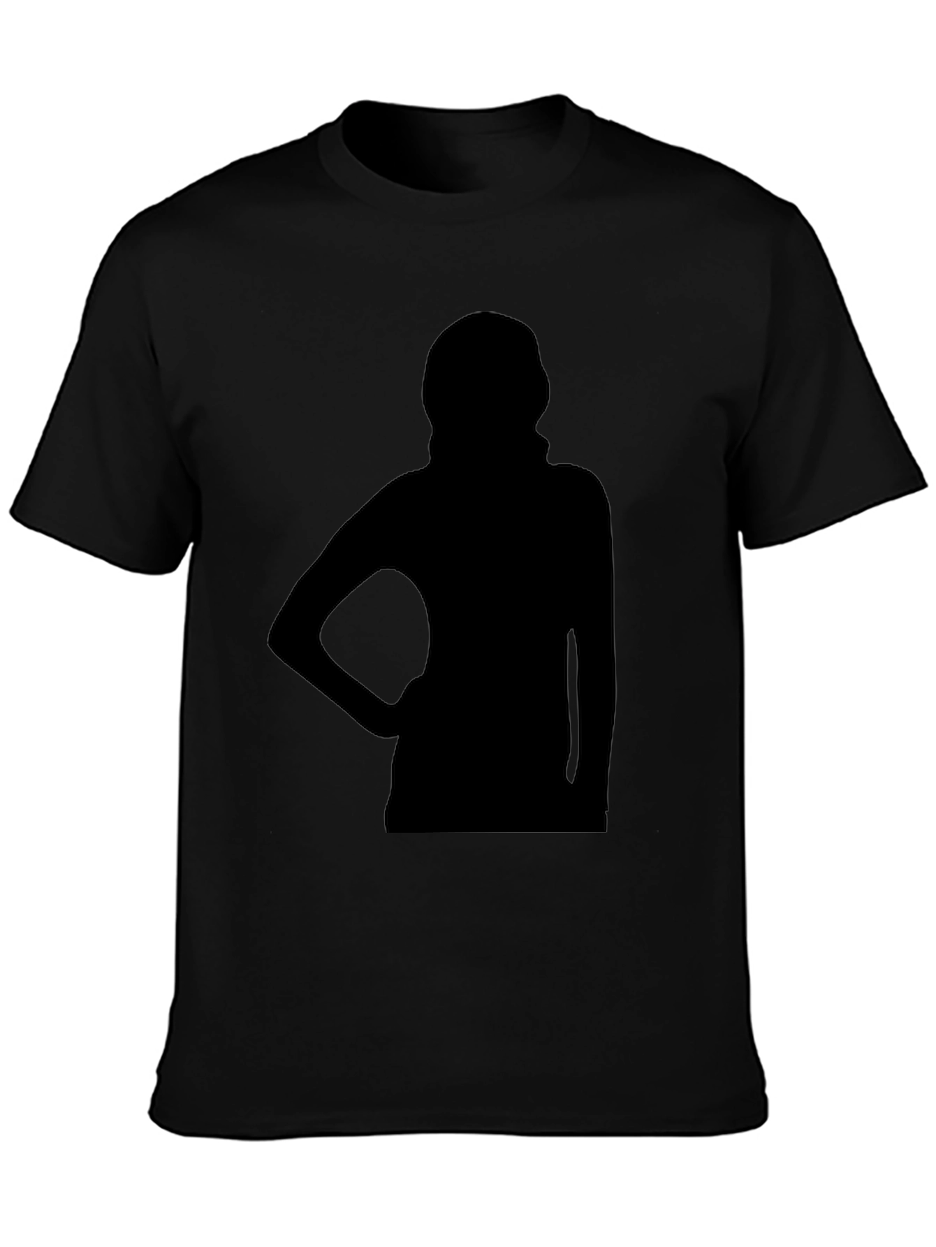 Black Silhouette Graphic T-Shirt