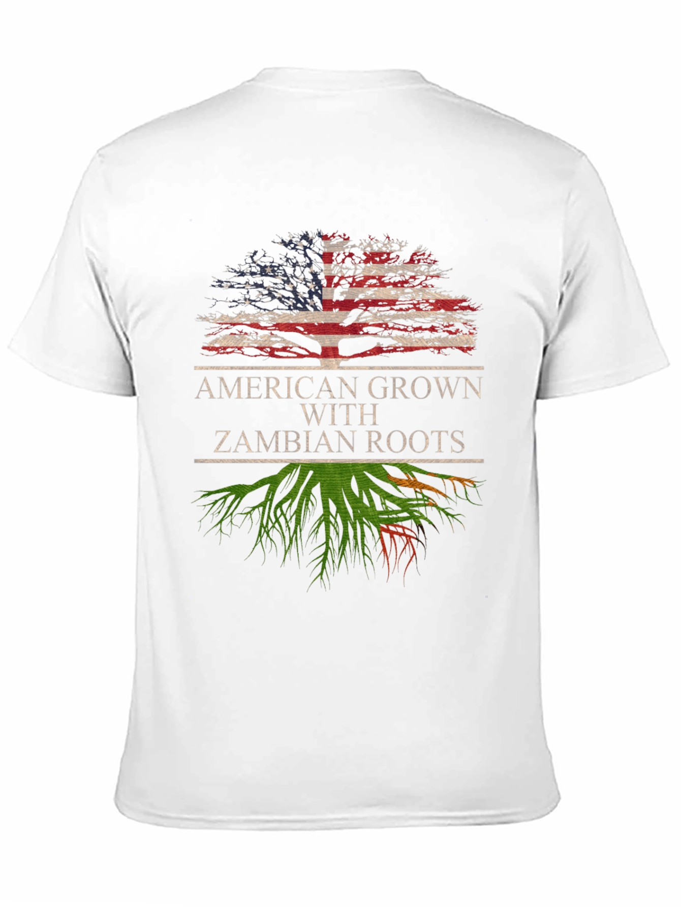 American Grown Zambian Roots Graphic Tee
