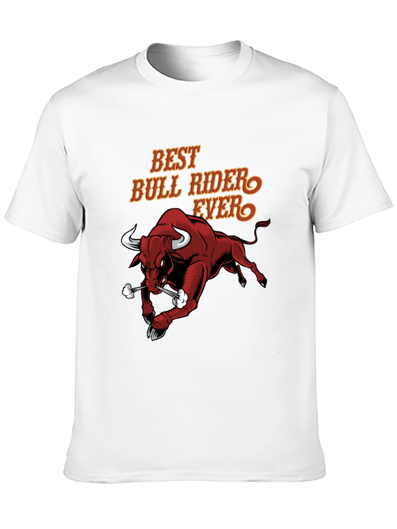 Best Bull Rider Ever Graphic T-Shirt