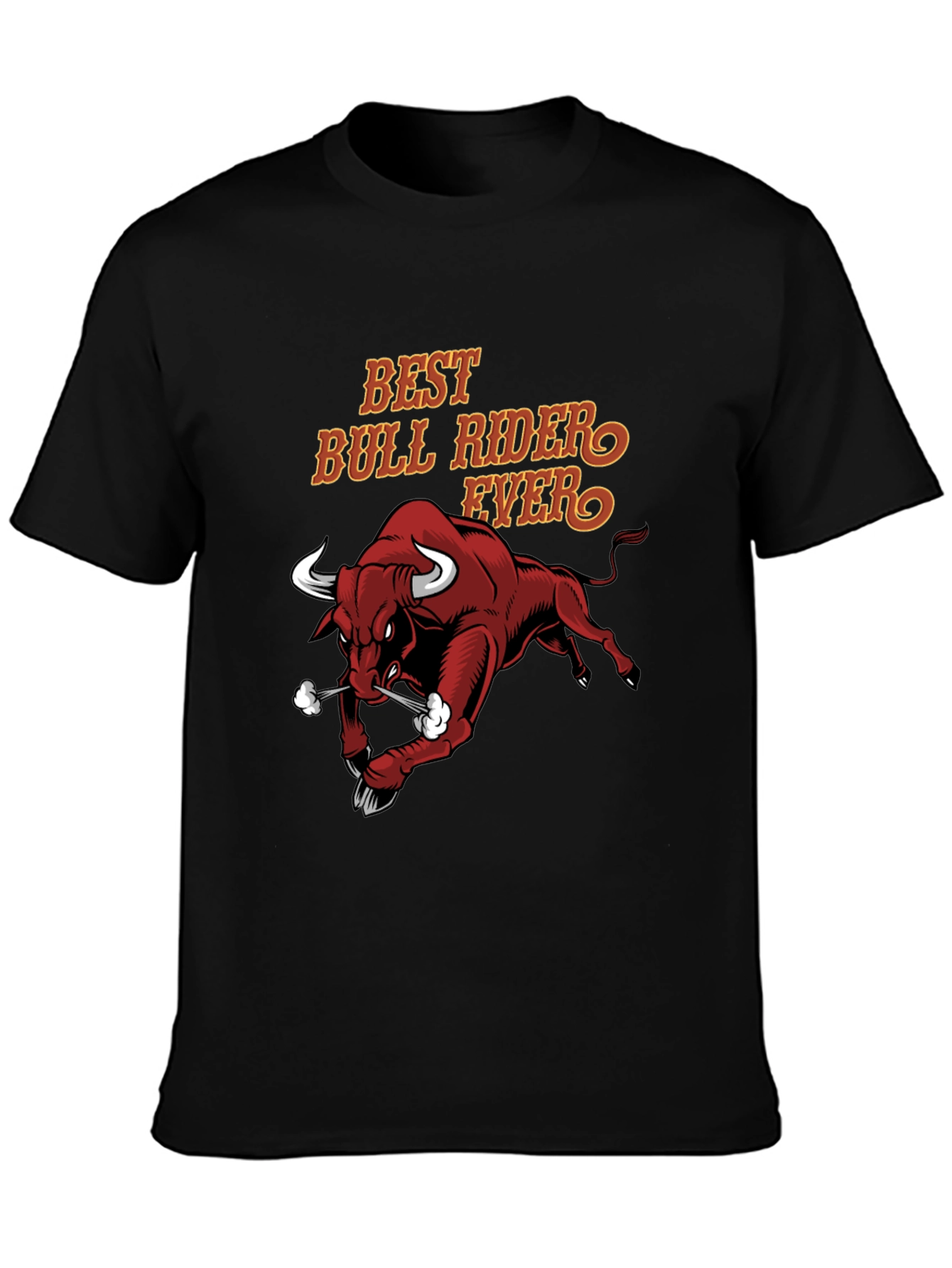 Best Bull Rider Ever Graphic T-Shirt