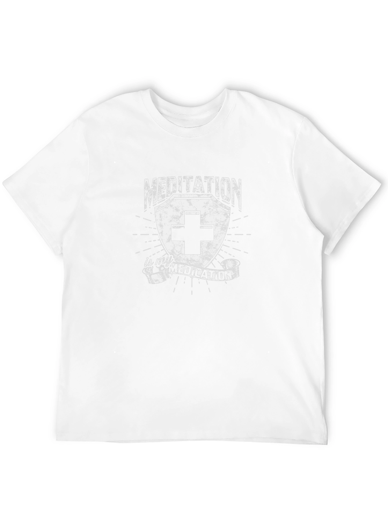 Meditation is My Medication Black T-Shirt