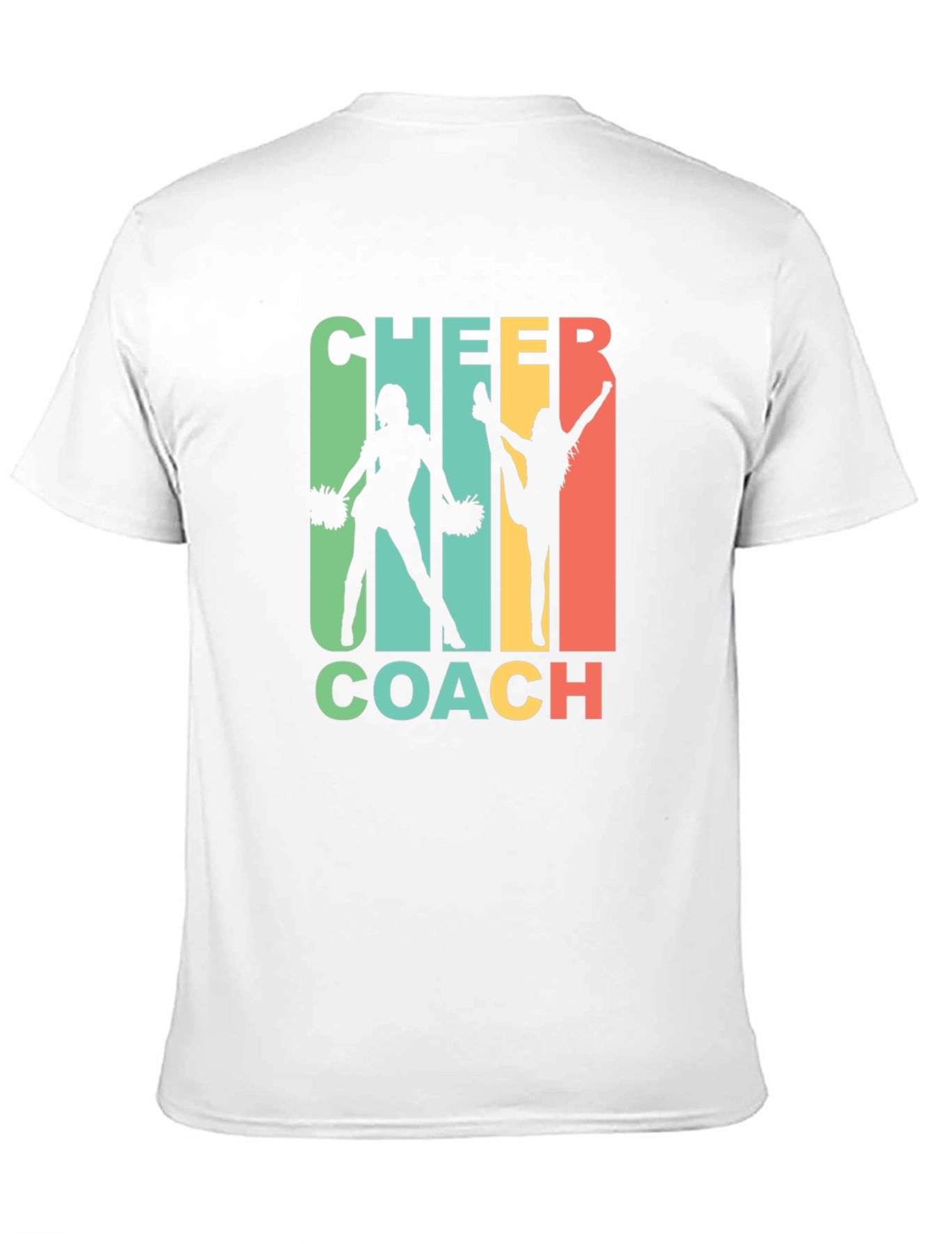 Cheer Coach Retro Graphic T-Shirt