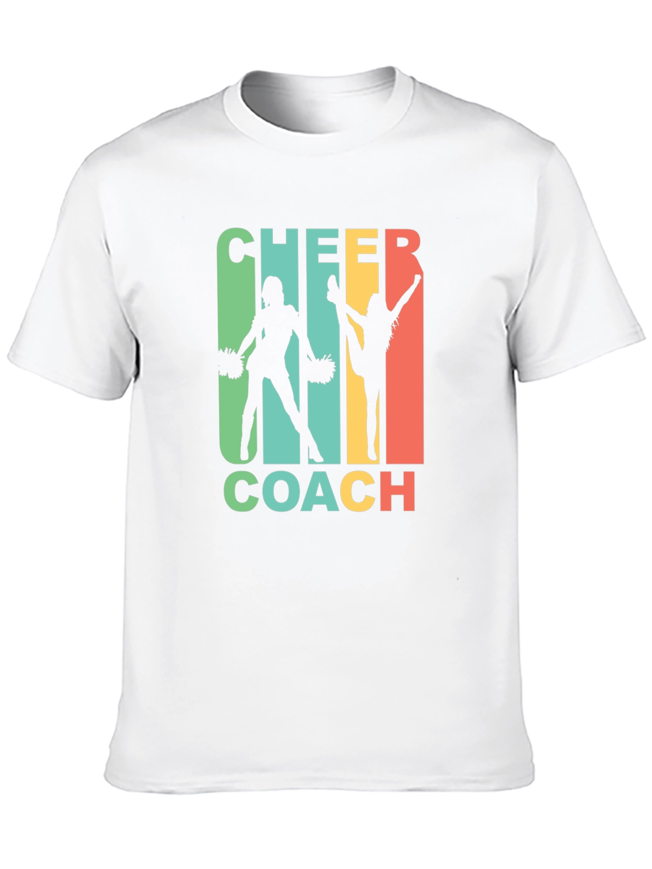 Cheer Coach Retro Graphic T-Shirt