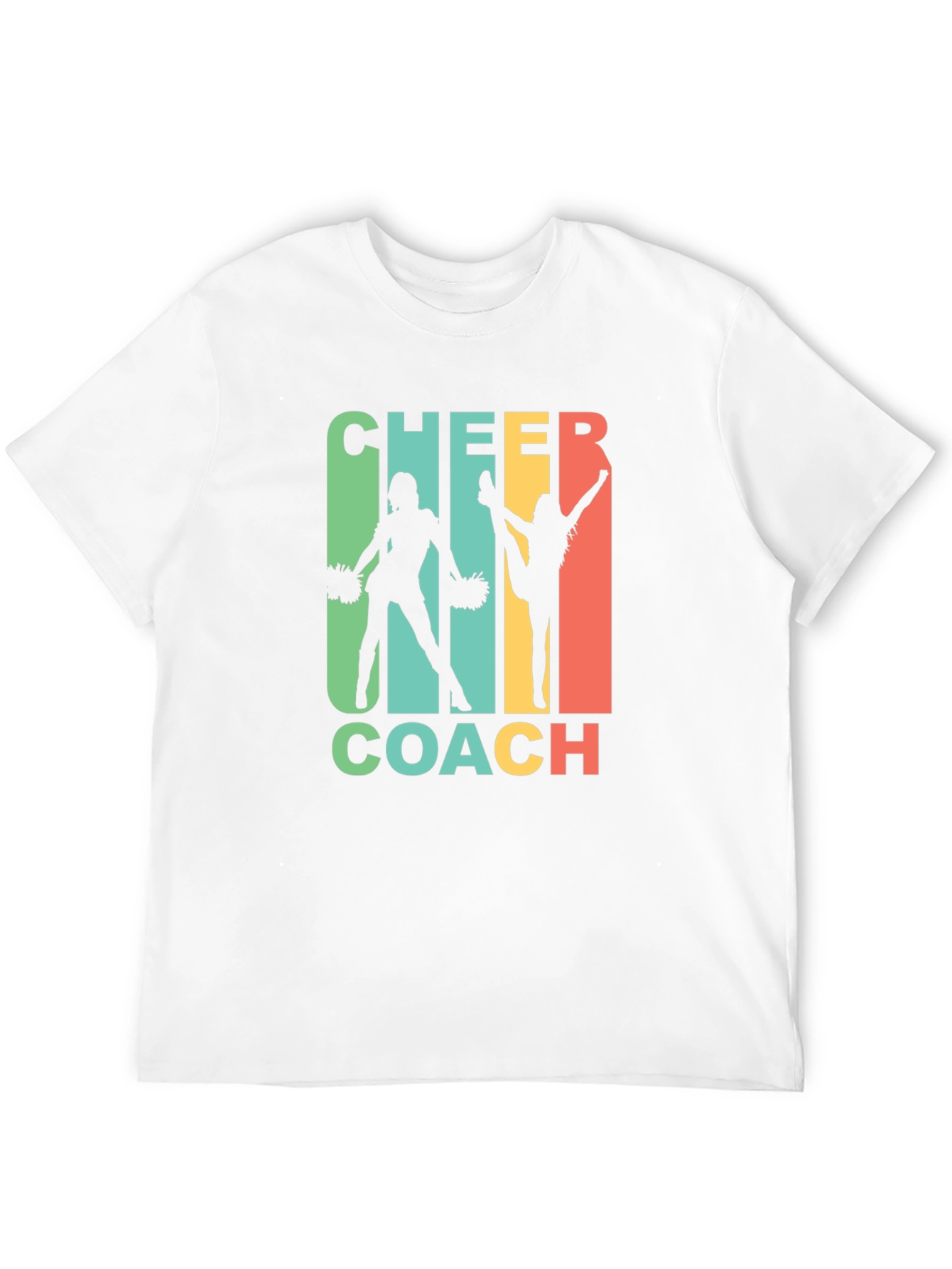Cheer Coach Retro Graphic T-Shirt