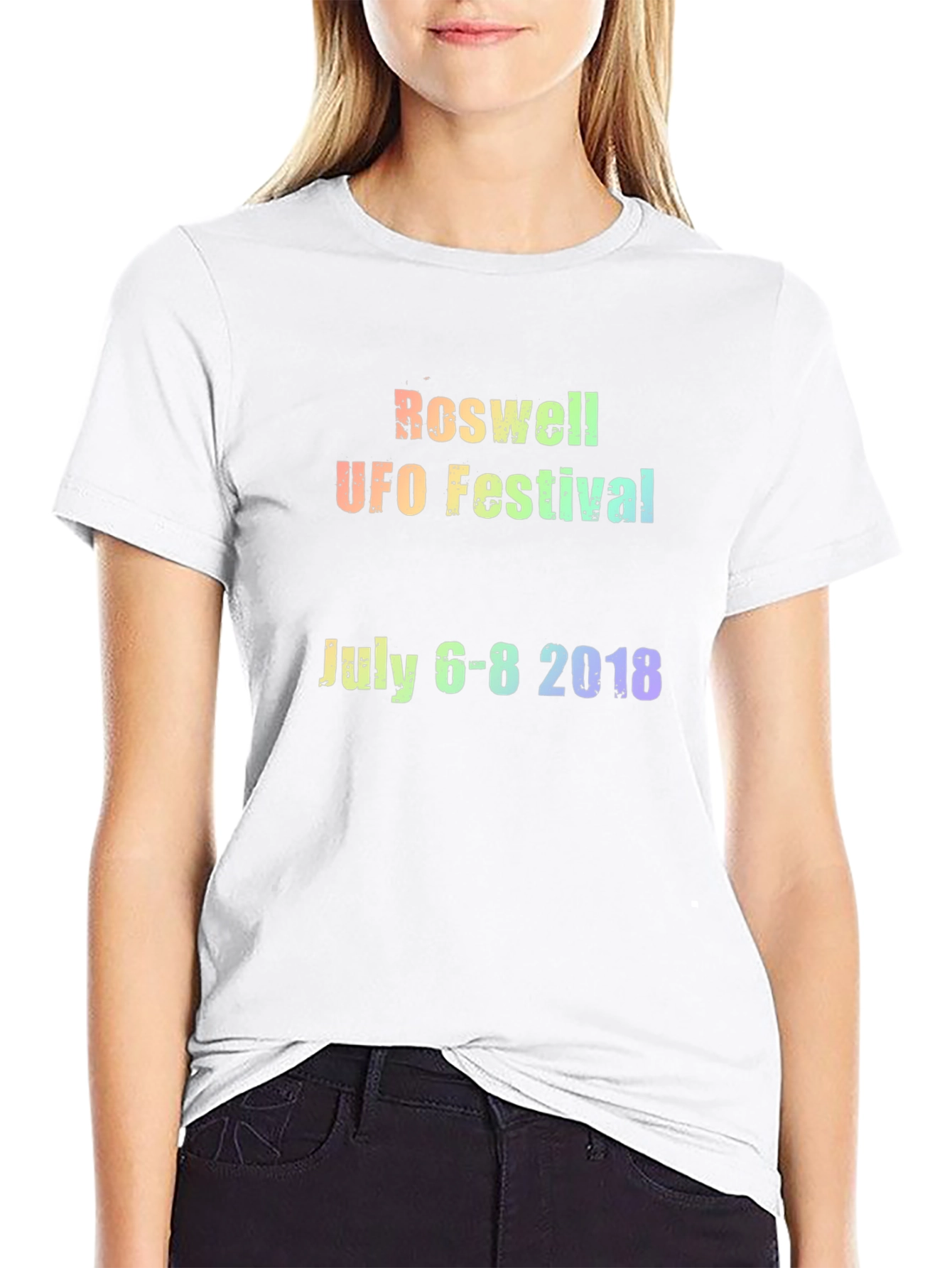 Roswell UFO Festival 2018 Black T-Shirt