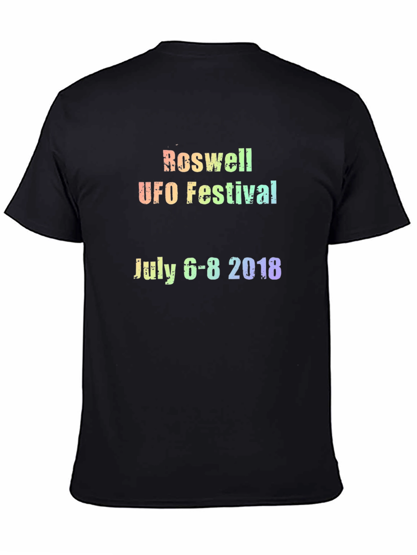 Roswell UFO Festival 2018 Black T-Shirt