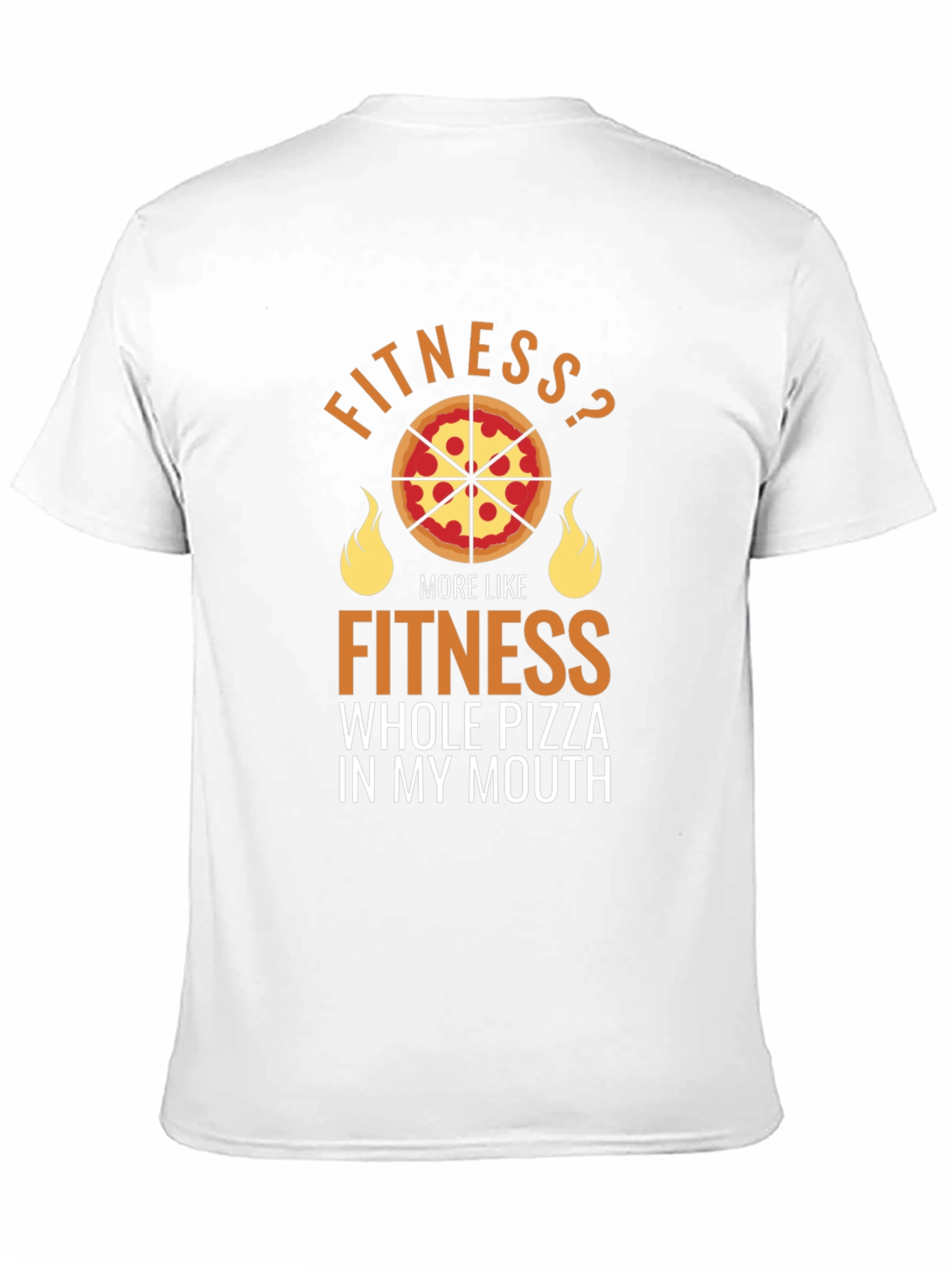 Fitness Pizza Funny Graphic Tee