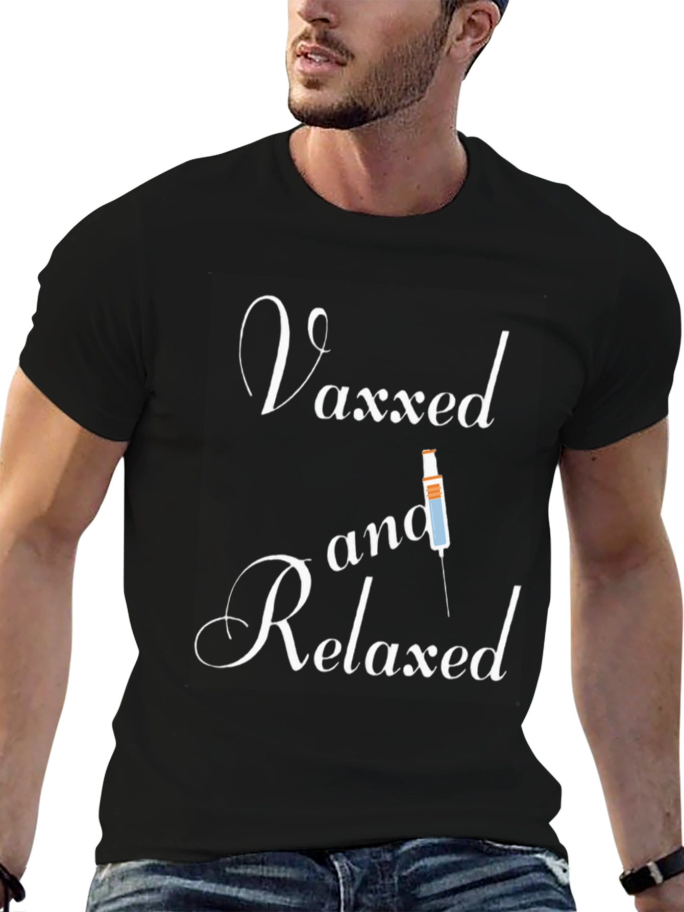 Vaxxed and Relaxed T-Shirt - Vaccine Humor Tee