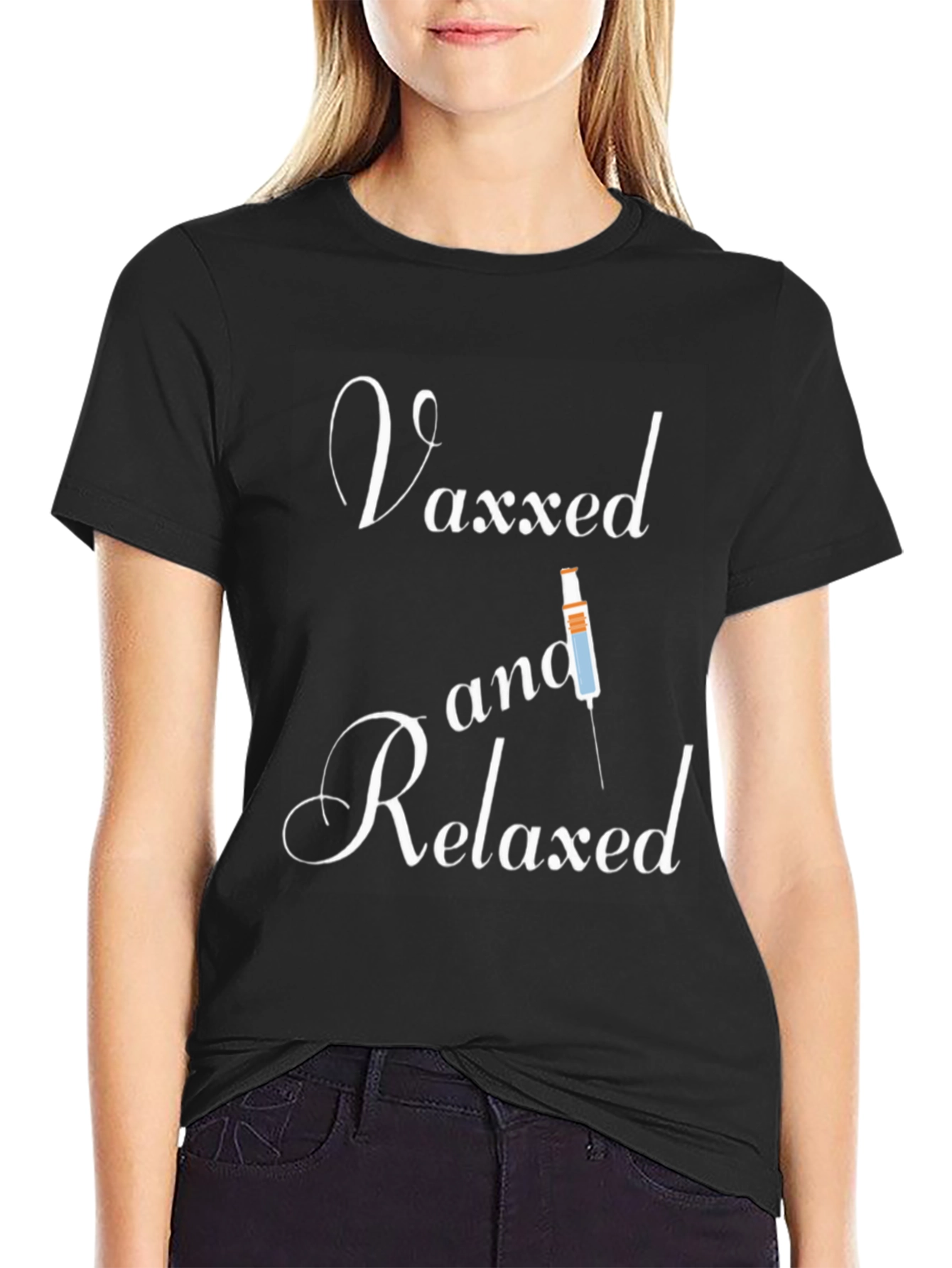 Vaxxed and Relaxed T-Shirt - Vaccine Humor Tee