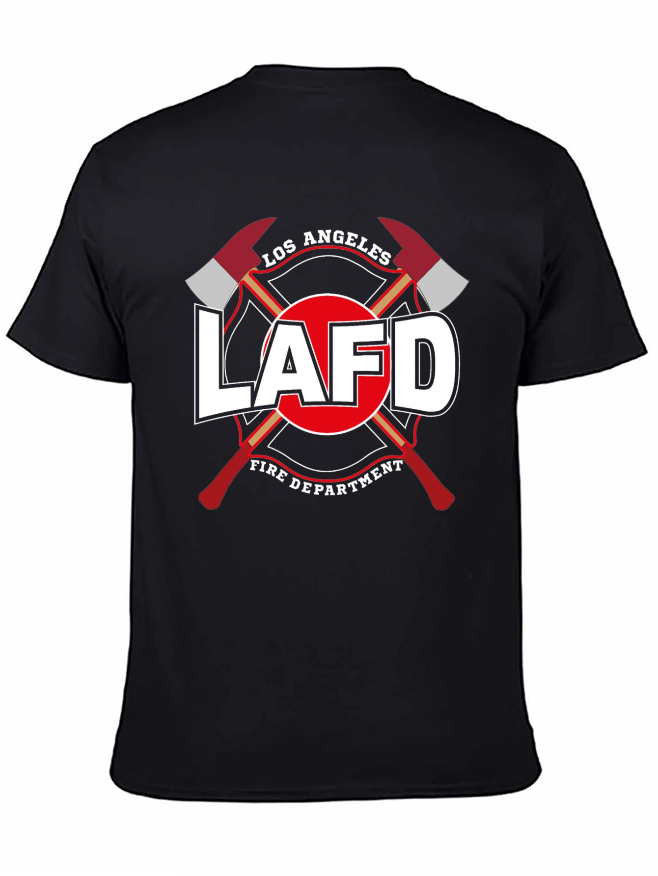 LAFD Los Angeles Fire Department Black T-Shirt
