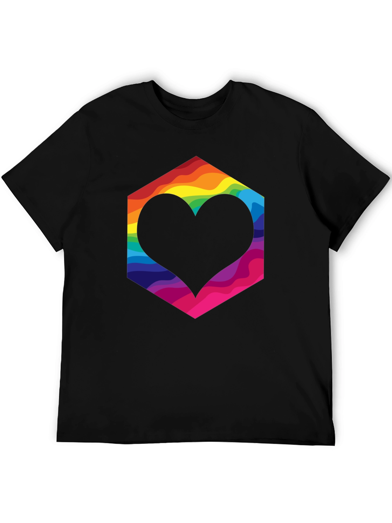 Rainbow Heart Graphic Tee
