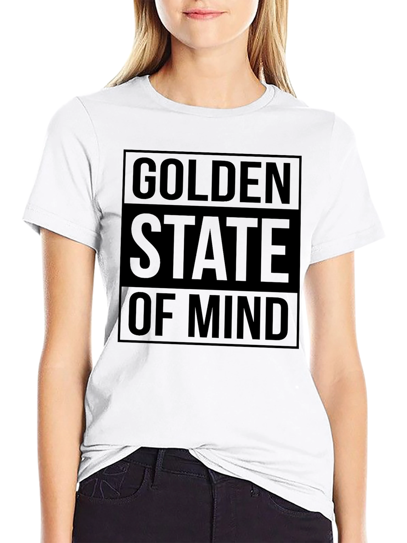 Golden State of Mind Black Graphic Tee