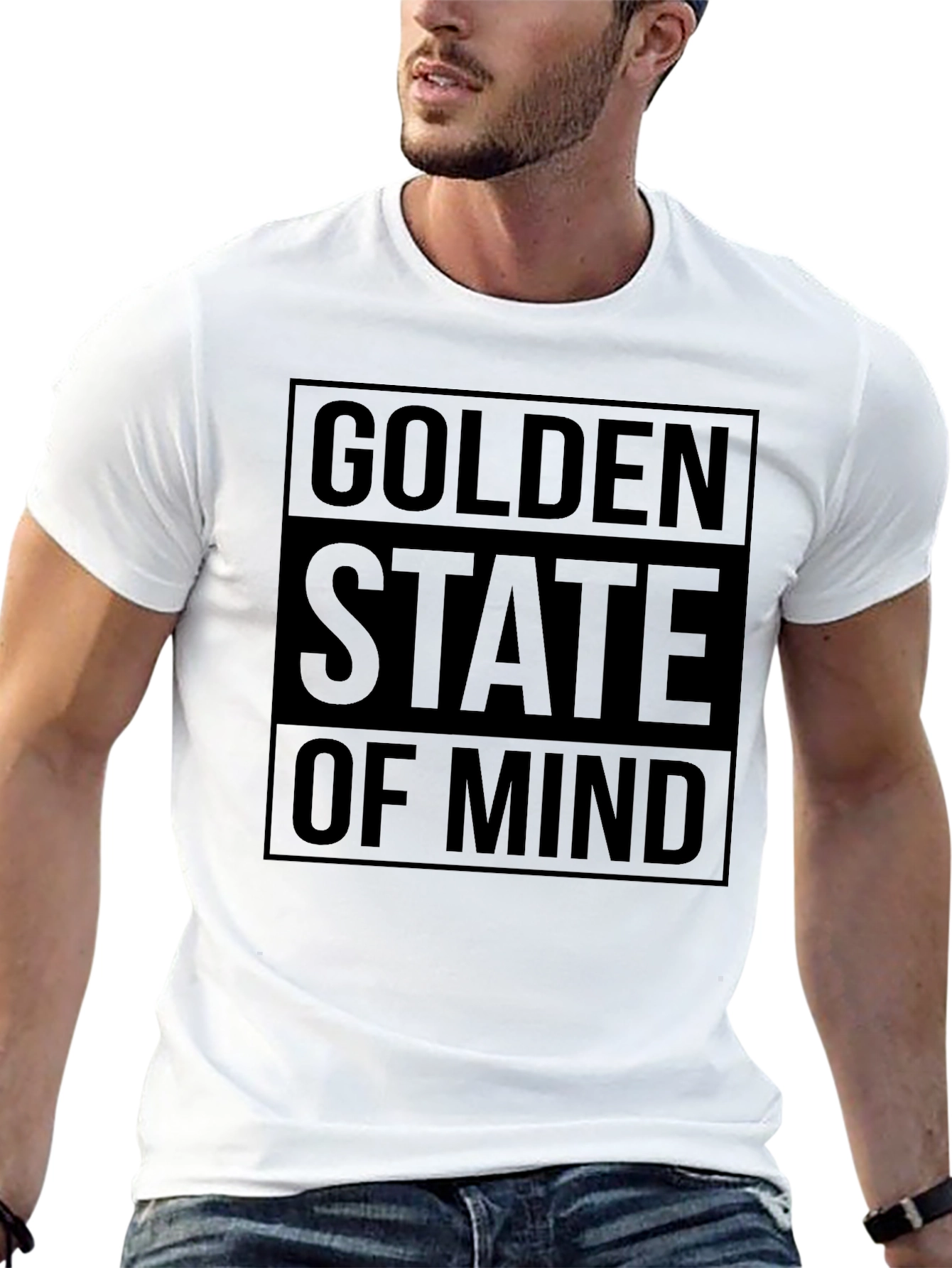 Golden State of Mind Black Graphic Tee