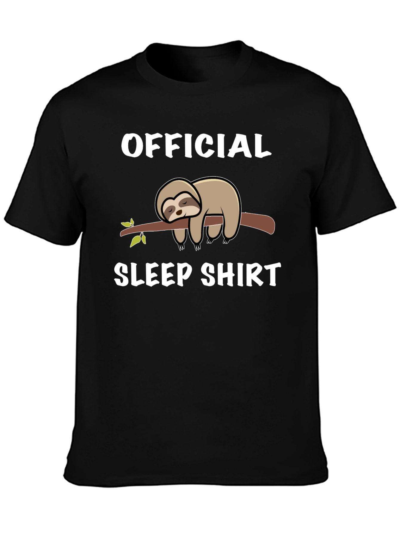 Official Sleep Shirt Sloth Graphic Tee