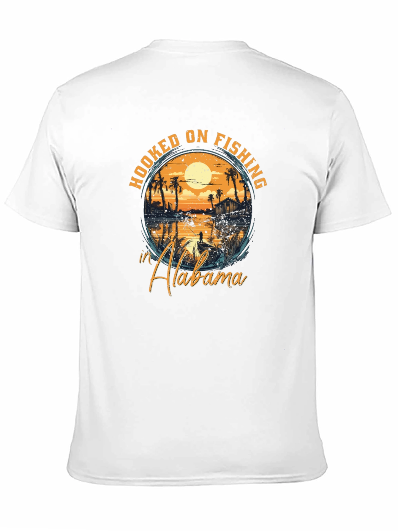 Hooked on Fishing in Alabama Tee
