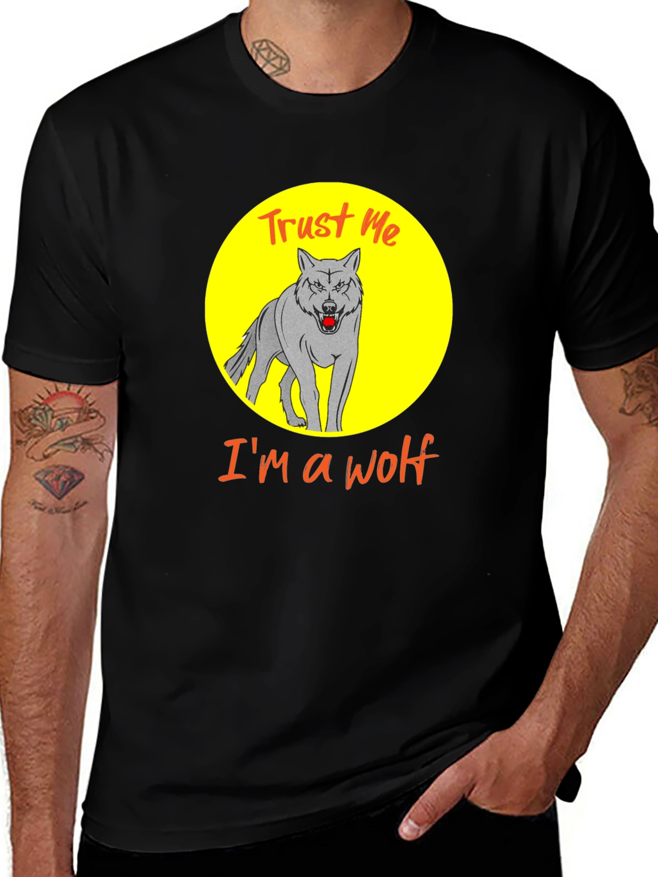 Trust Me Im A Wolf Graphic Tee