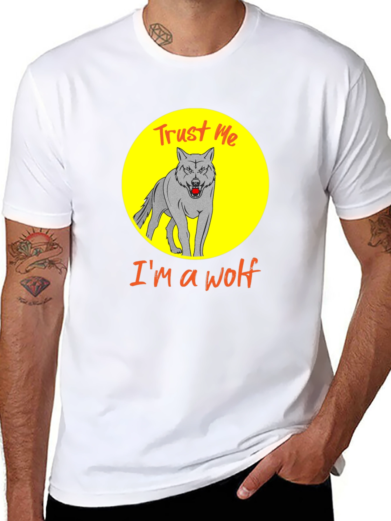 Trust Me Im A Wolf Graphic Tee