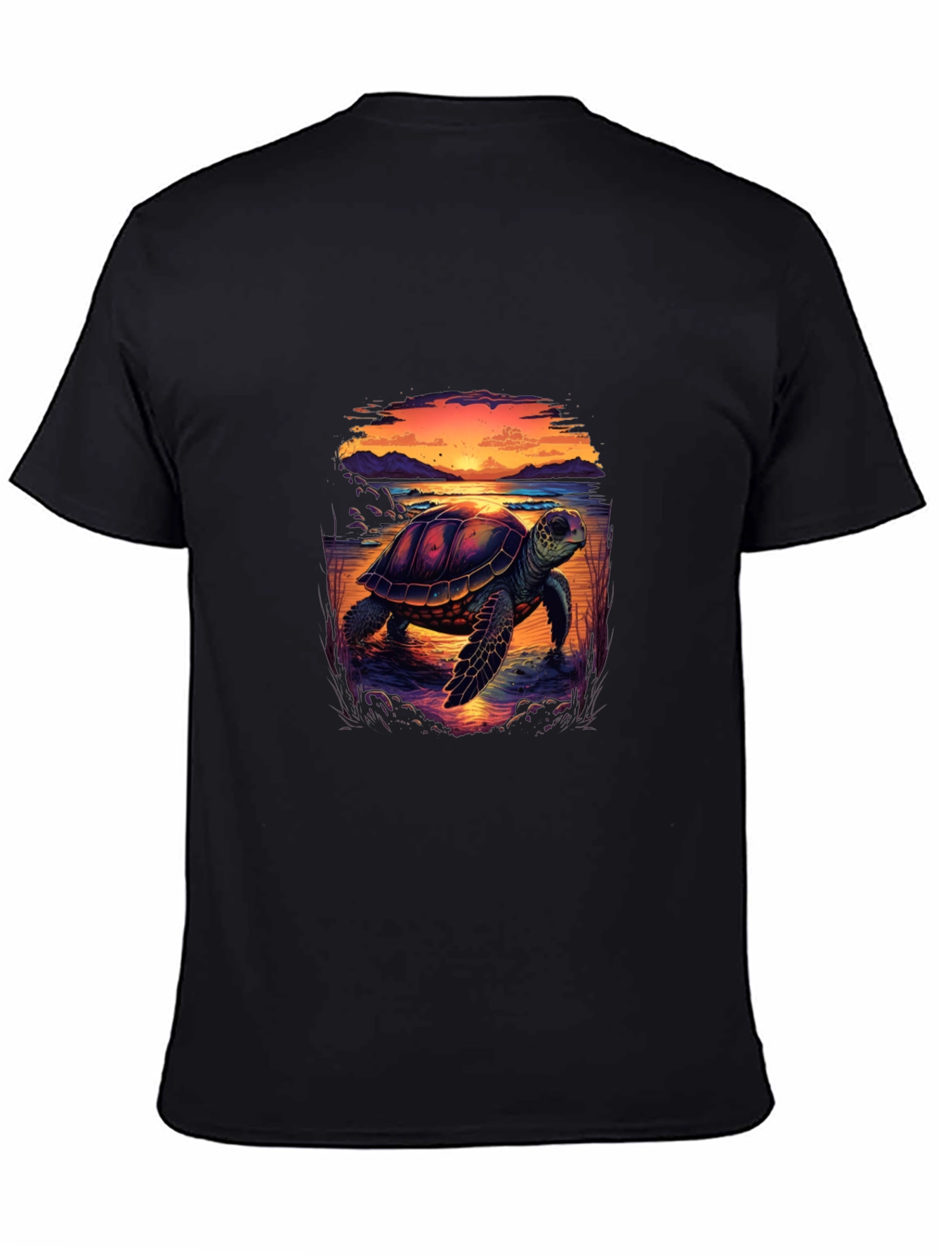 Turtle Sunset Graphic Tee