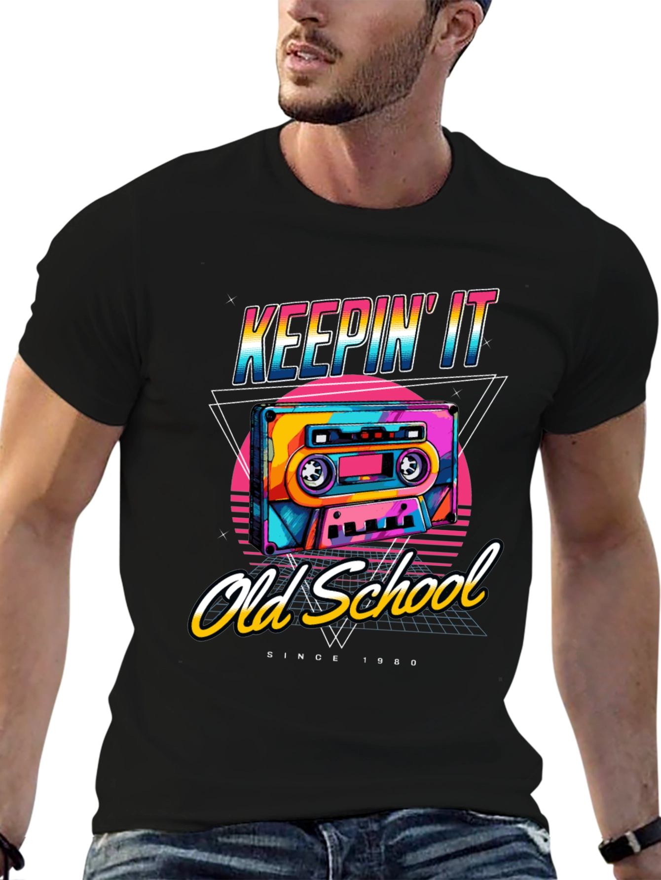 Keepin It Old School 1980s Retro T-Shirt