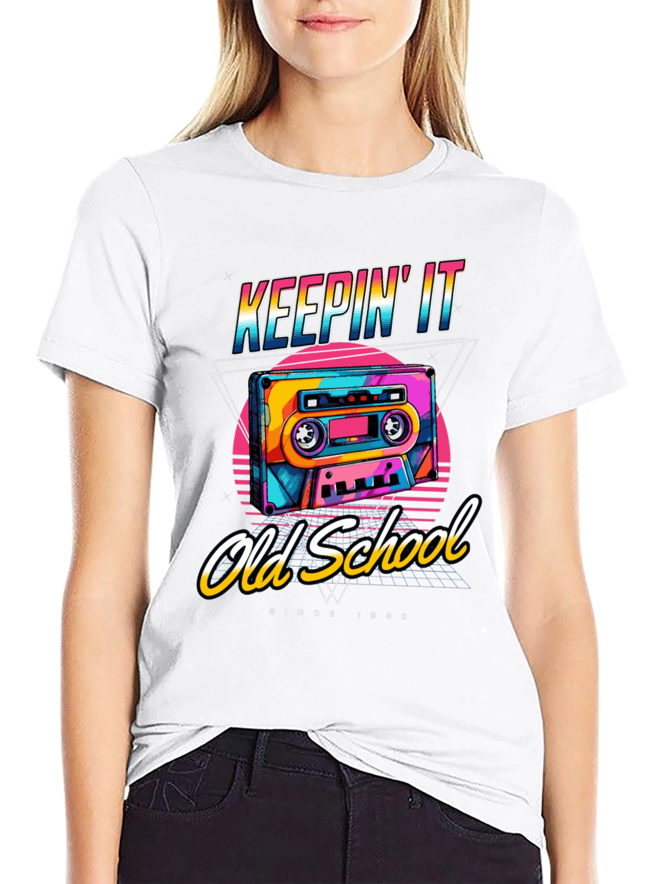 Keepin It Old School 1980s Retro T-Shirt