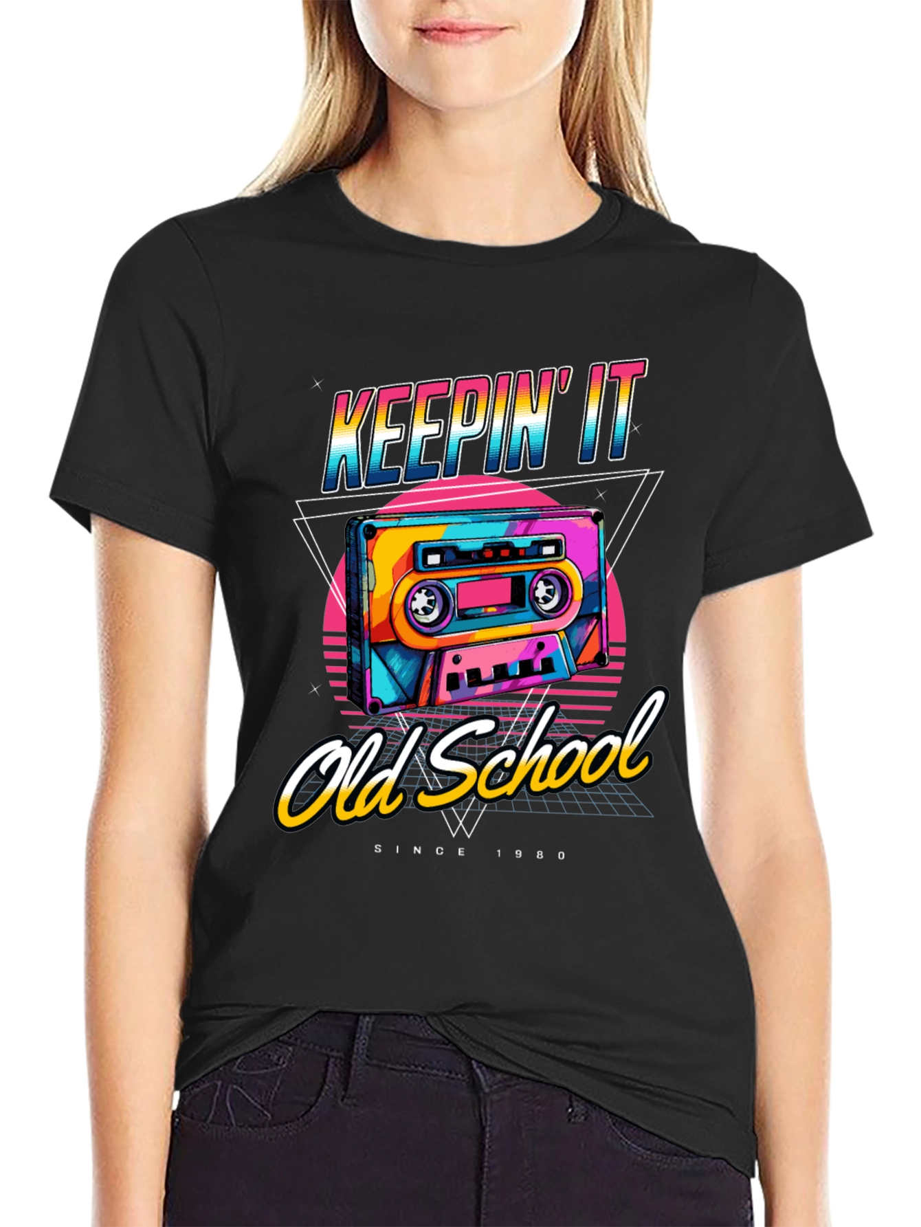 Keepin It Old School 1980s Retro T-Shirt
