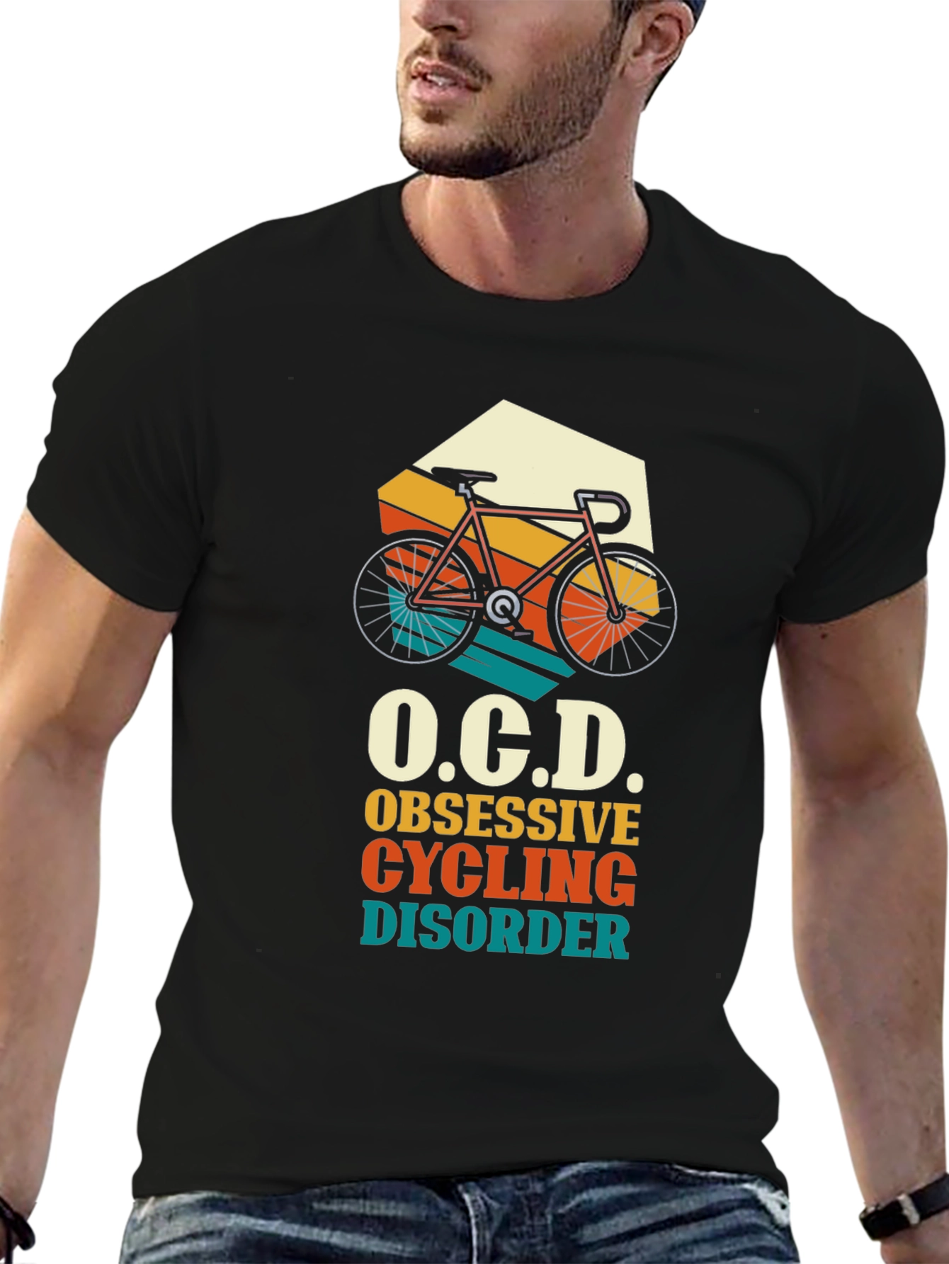 OCD Obsessive Cycling Disorder Graphic Tee