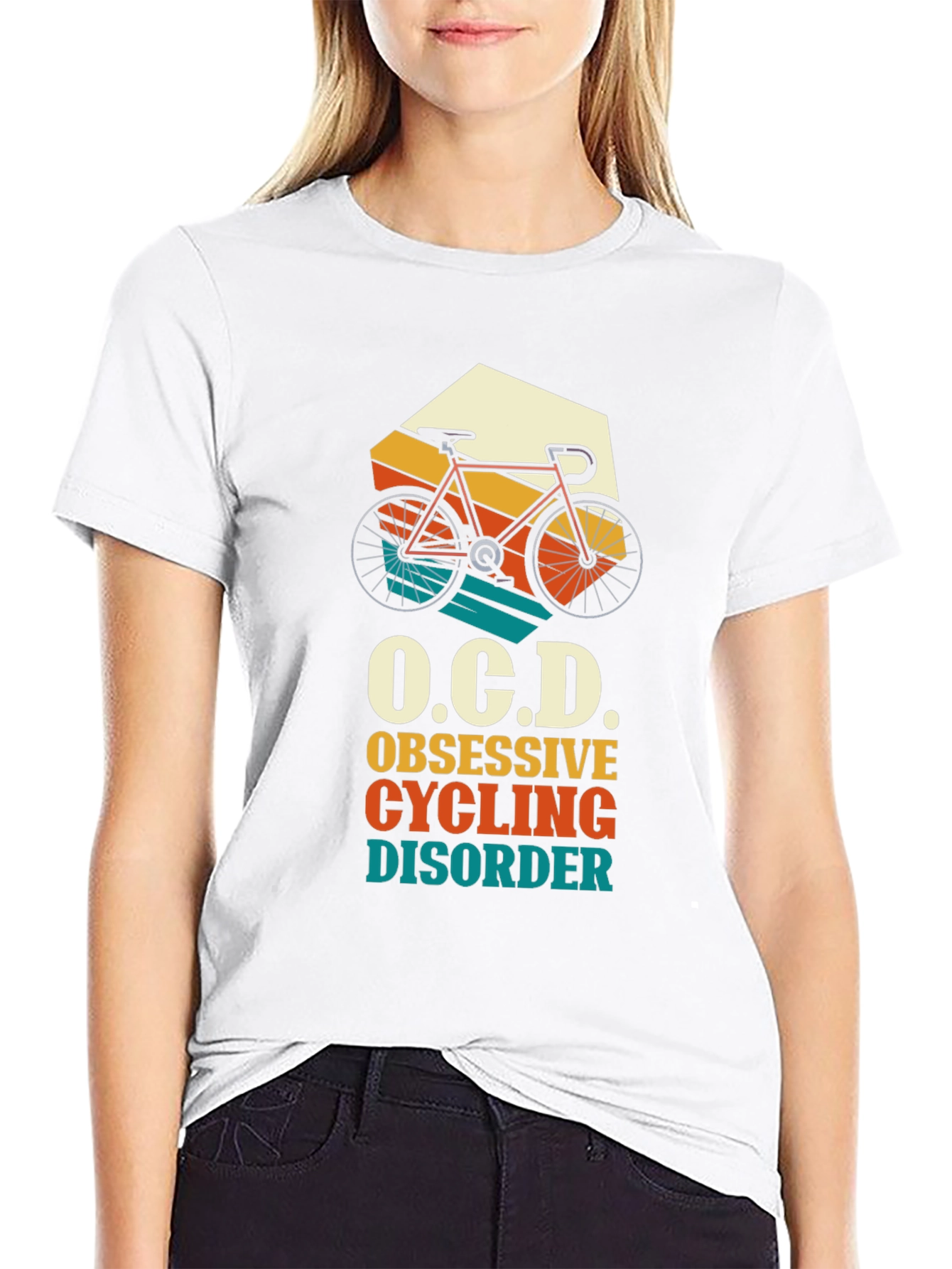 OCD Obsessive Cycling Disorder Graphic Tee