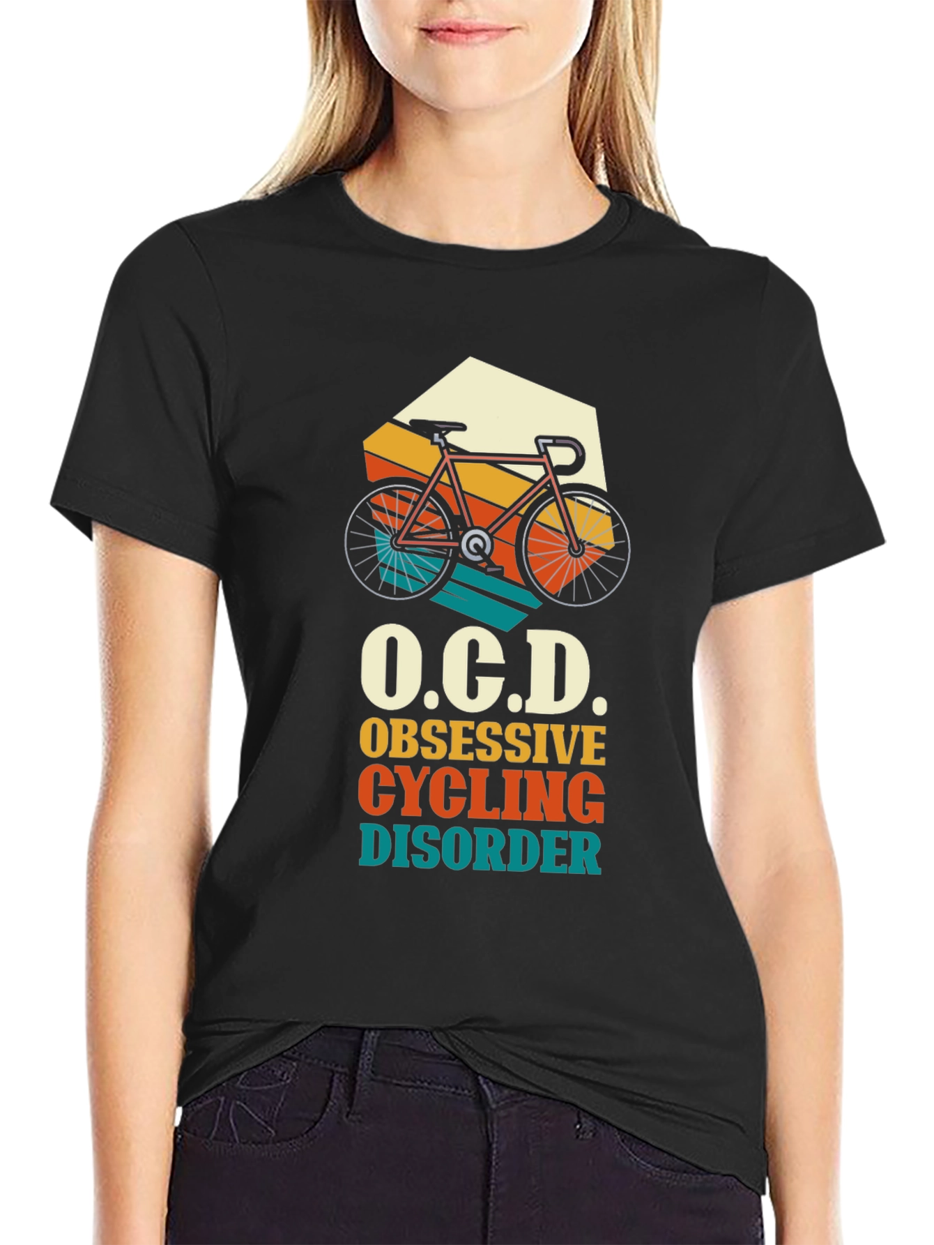 OCD Obsessive Cycling Disorder Graphic Tee