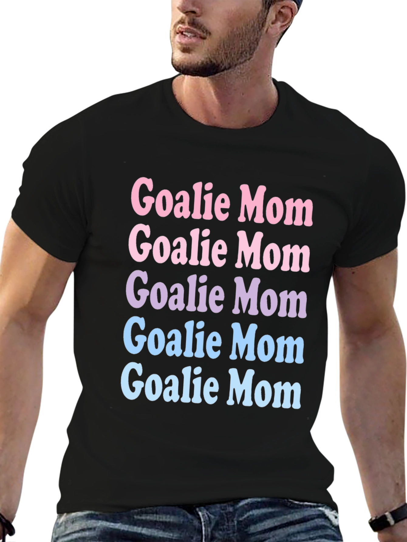 Goalie Mom Gradient T-Shirt