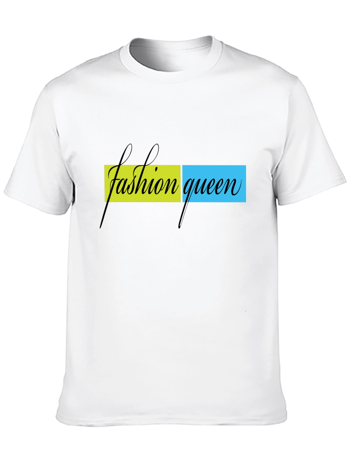 Fashion Queen Graphic Print Black T-Shirt