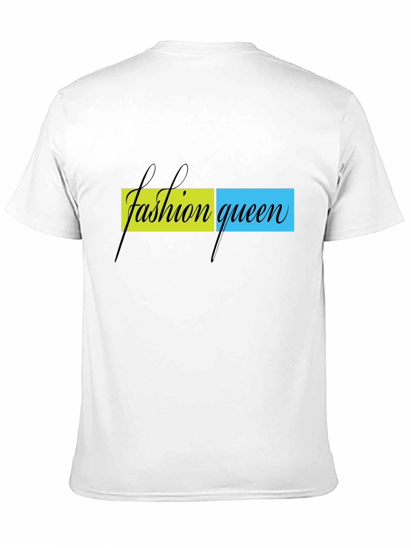 Fashion Queen Graphic Print Black T-Shirt