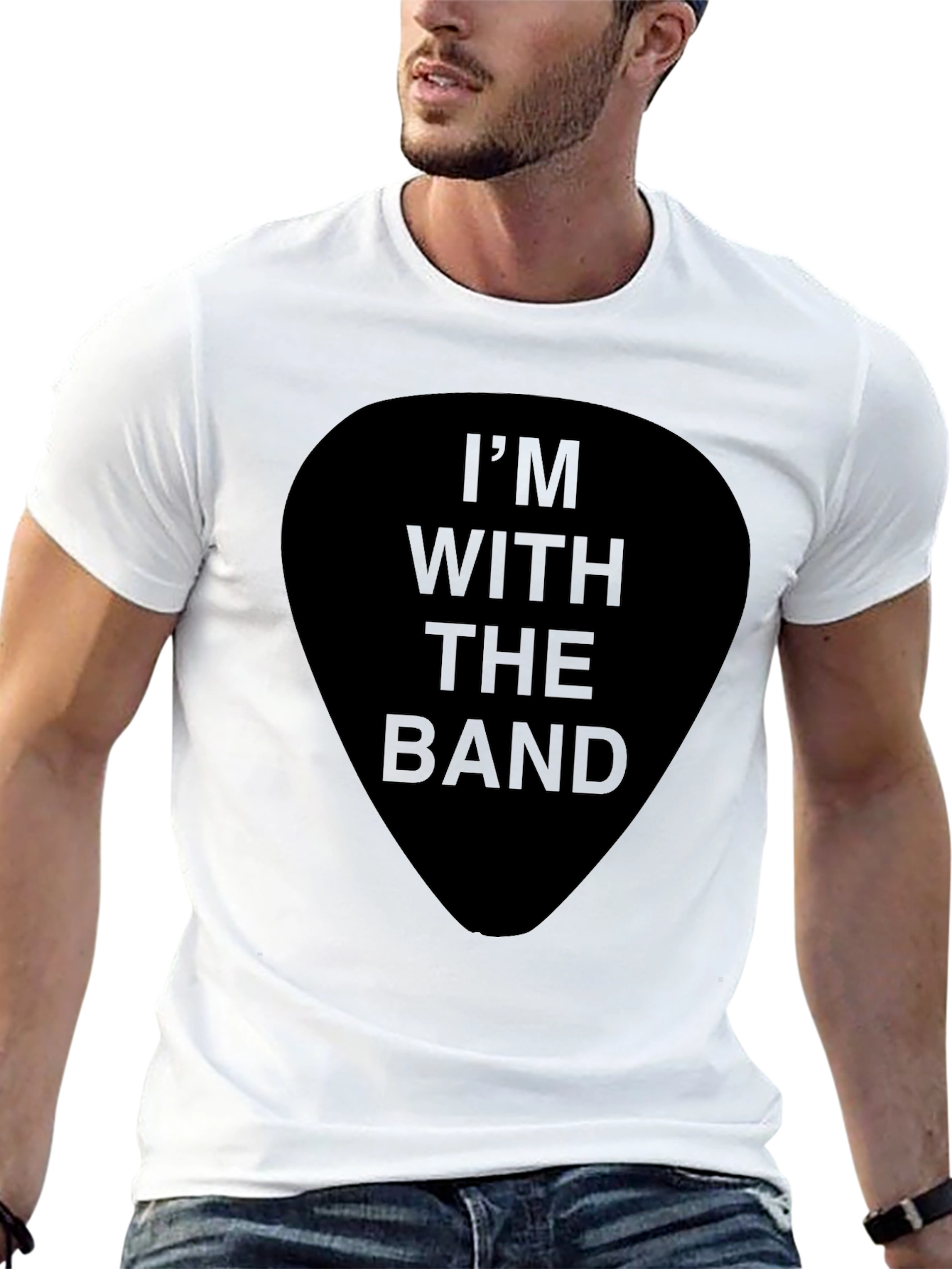 Im With The Band Black Graphic T-Shirt
