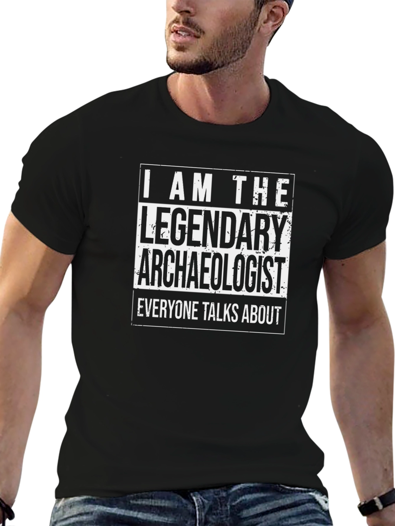Legendary Archaeologist Black T-Shirt